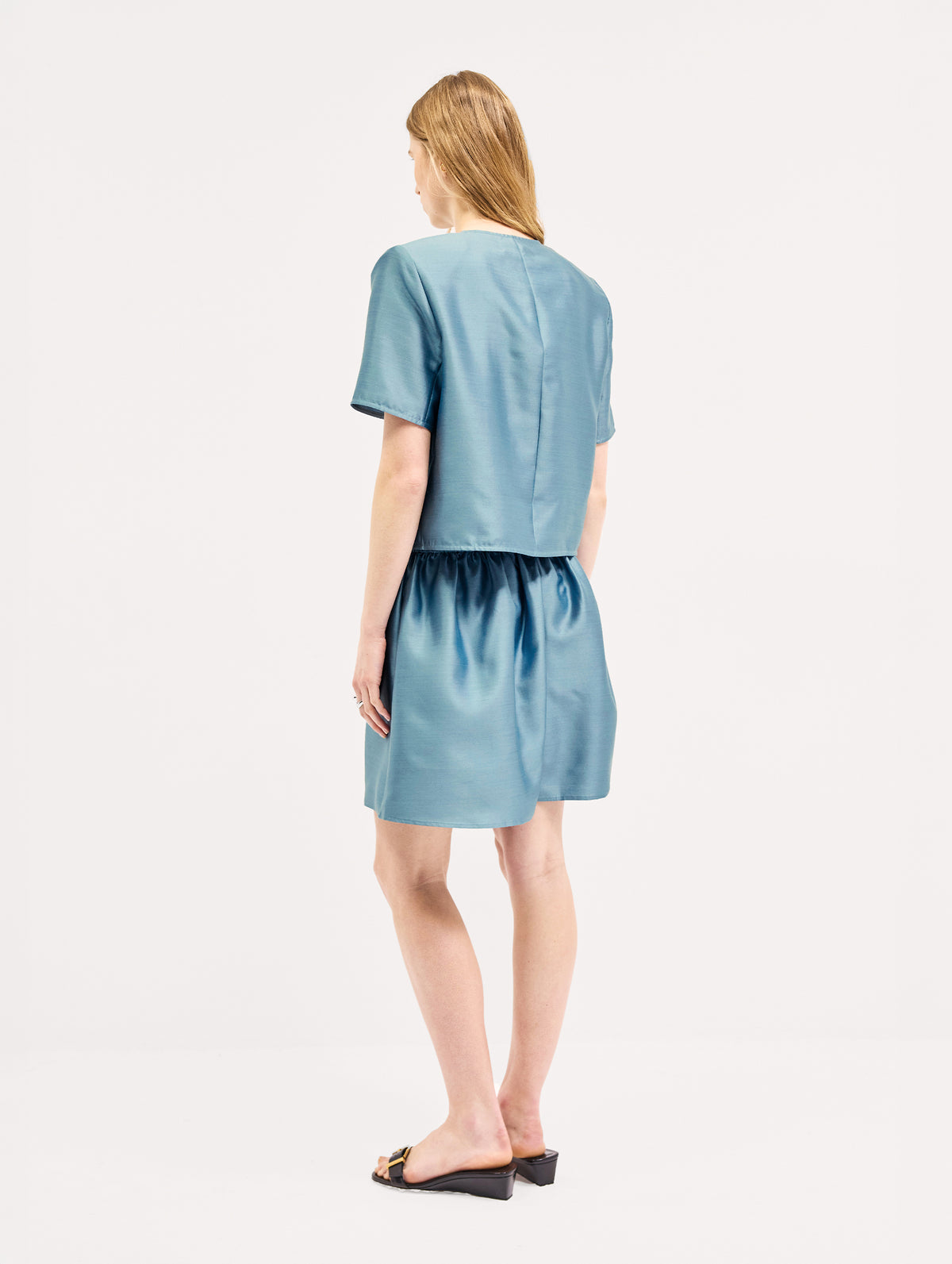 Voluminous Short in Topaz