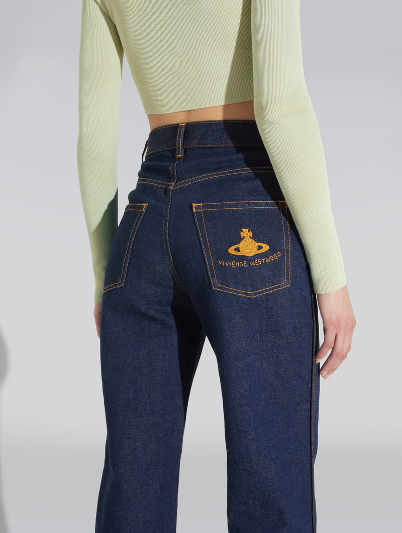 W Ray 5 Pocket Jeans in Indigo
