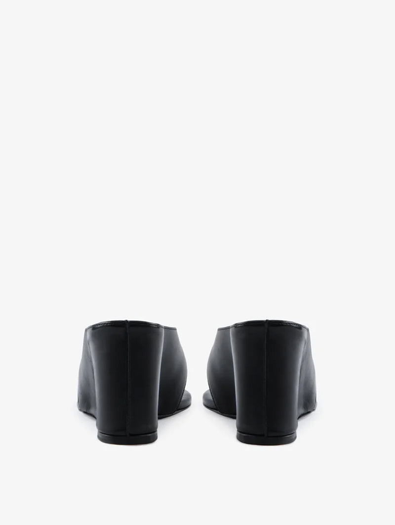 Yaga Wedge Sandal in Black