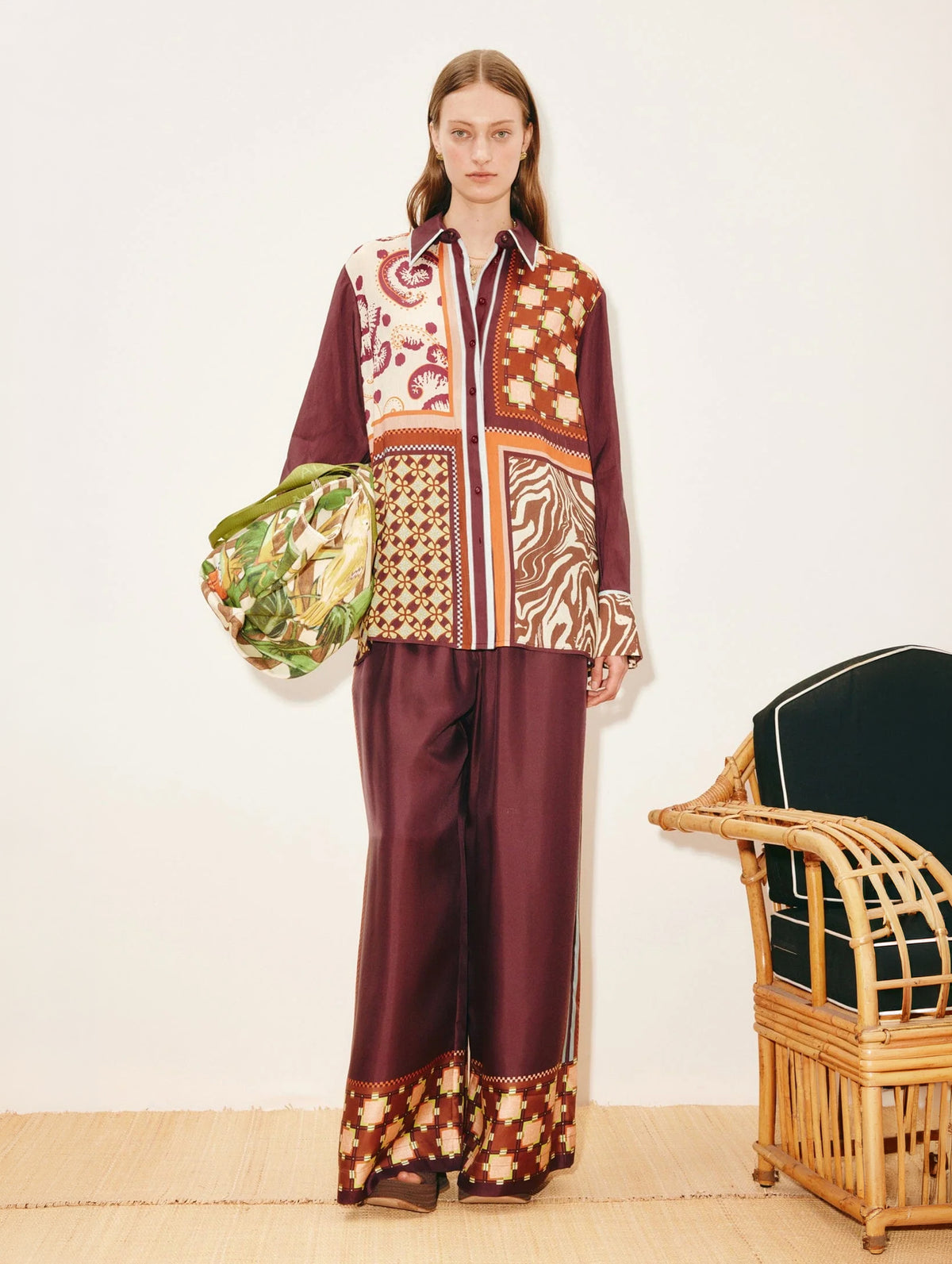 Wilson Silk Shirt in Multi