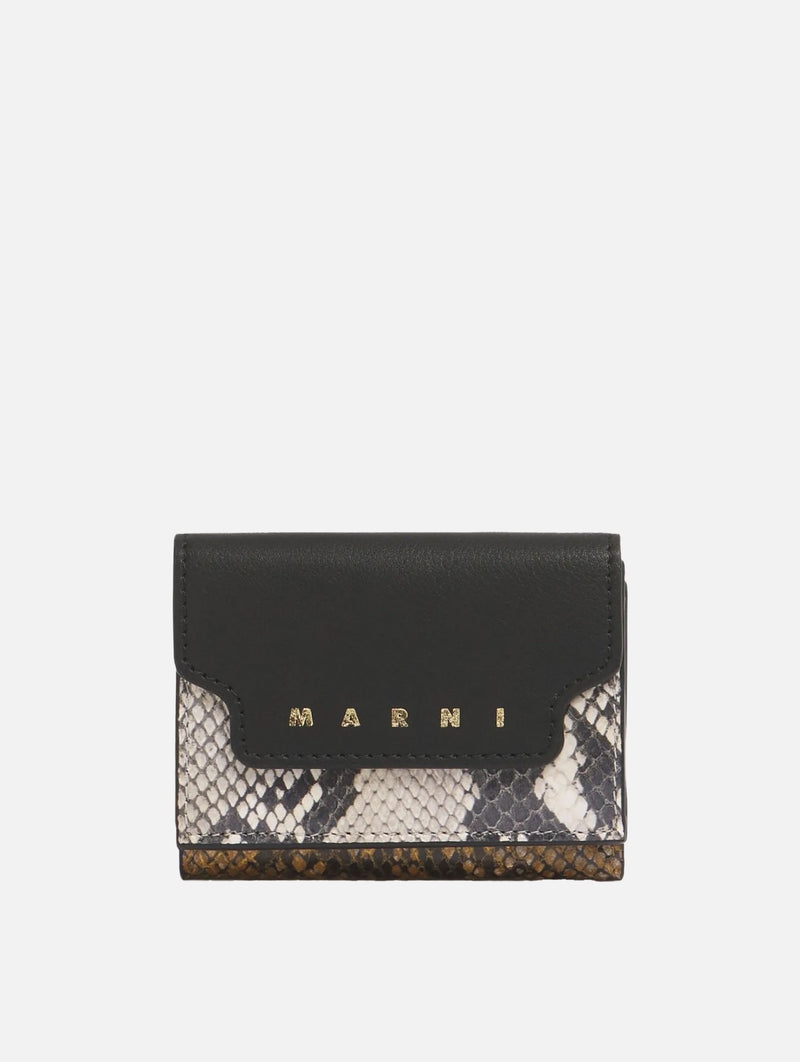 Wallet in Brown and Grey Python