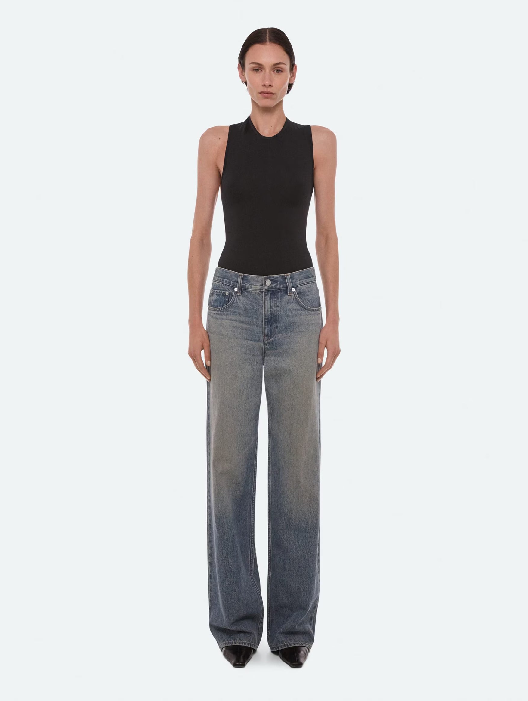 Wardrobe Jean in Medium Tinted Blue