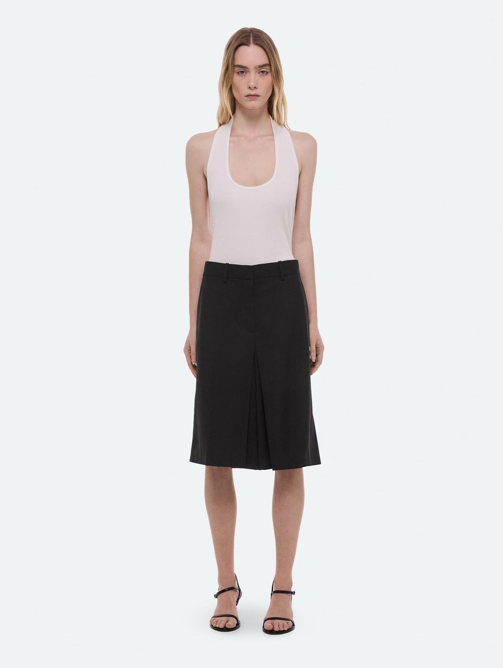 Wardrobe Midi Skort in Black