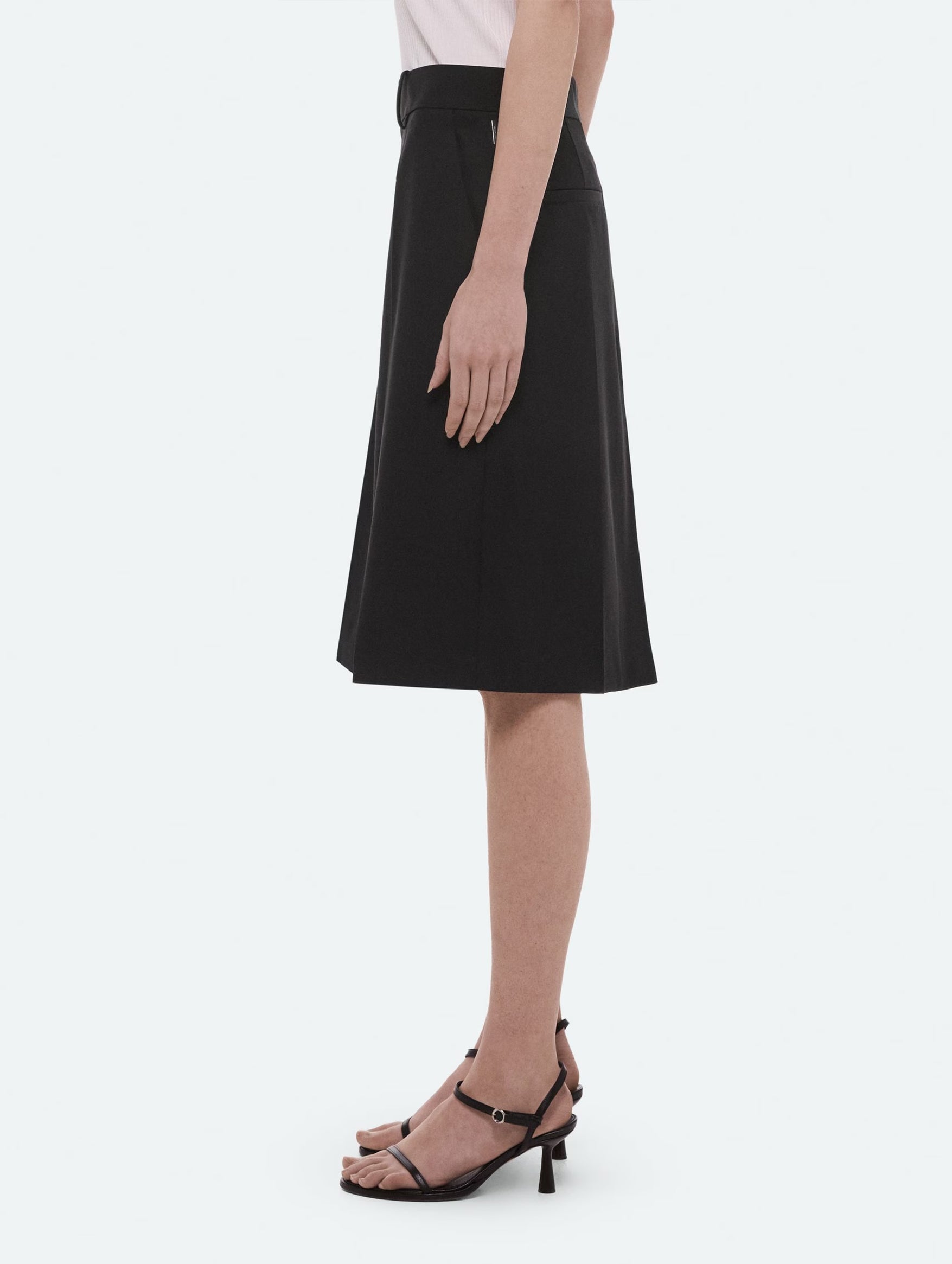 Wardrobe Midi Skort in Black