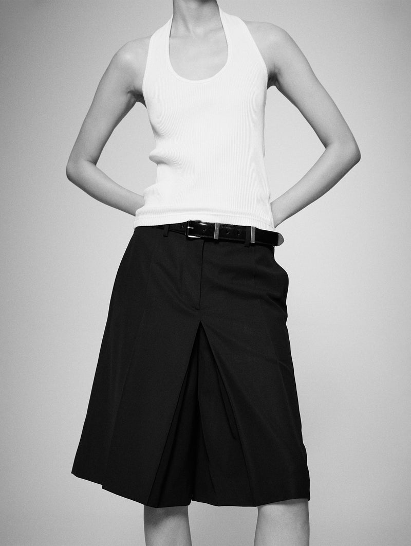 Wardrobe Midi Skort in Black