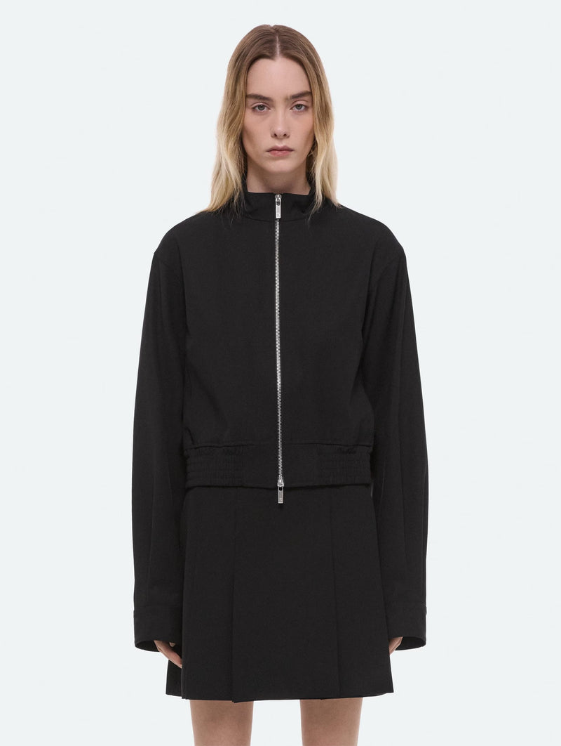 Wardrobe Shirt Bomber in Black