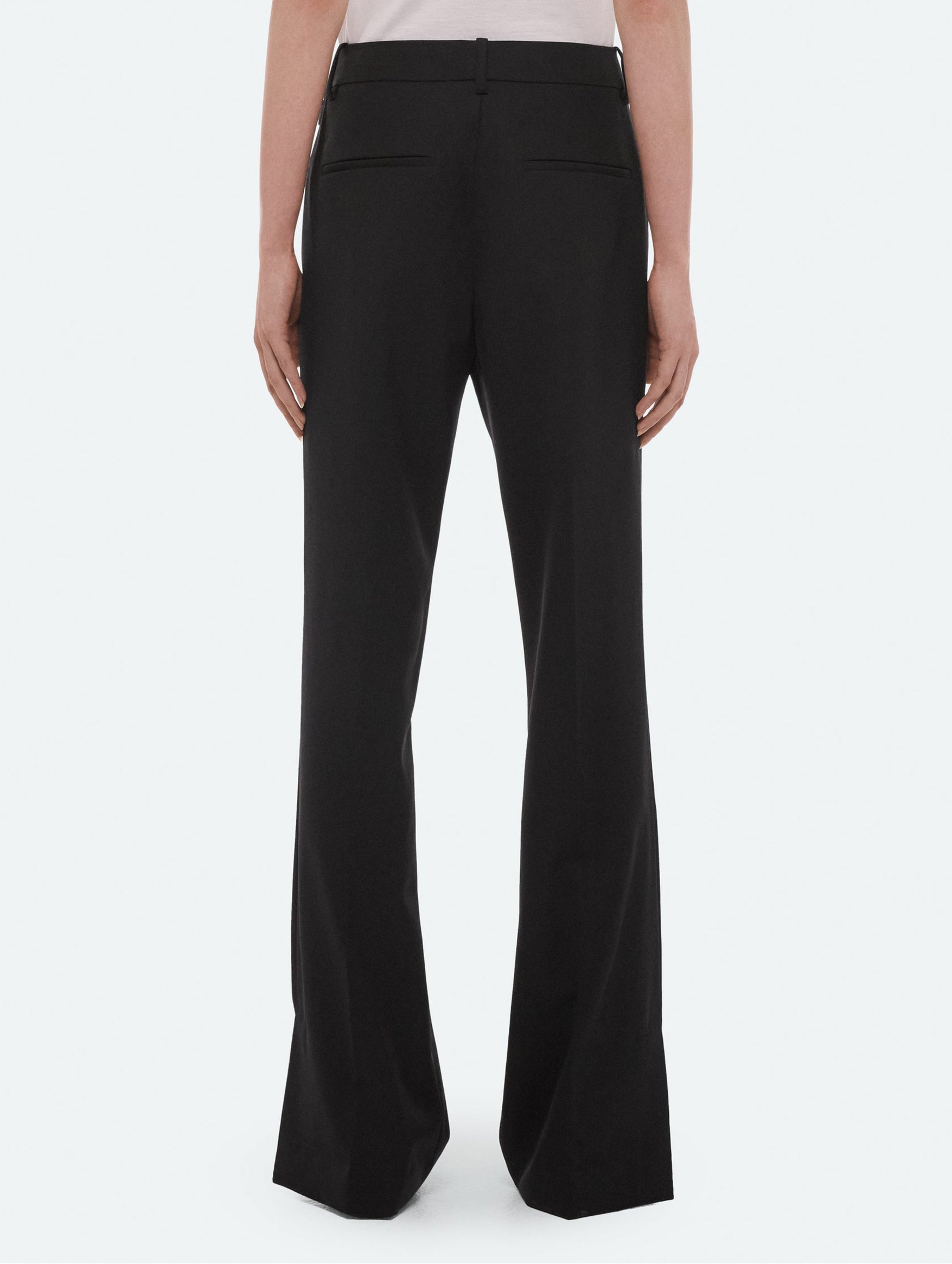 Wardrobe Vented Trousers in Black