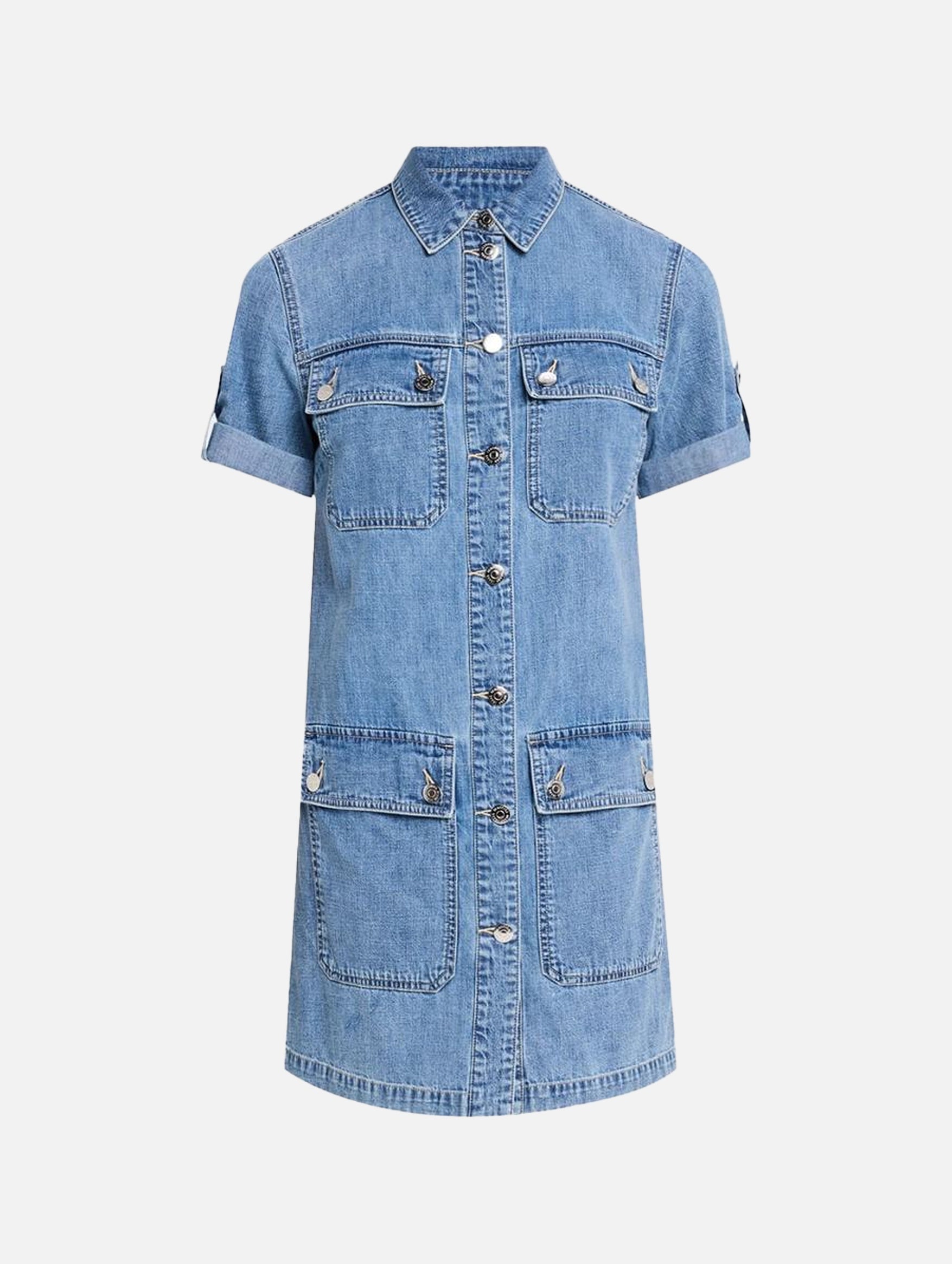 Warren Mini Shirtdress in Starlight