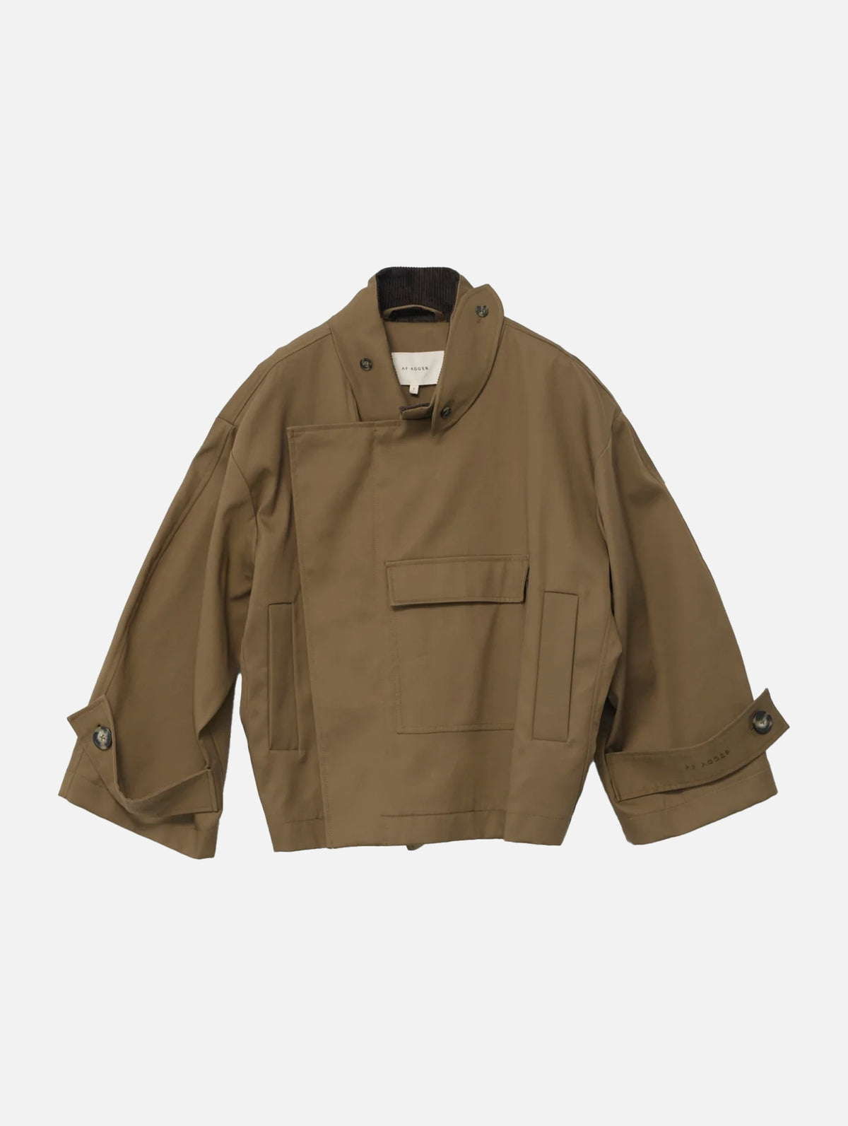 Water Resistant Trench Jacket in Loden