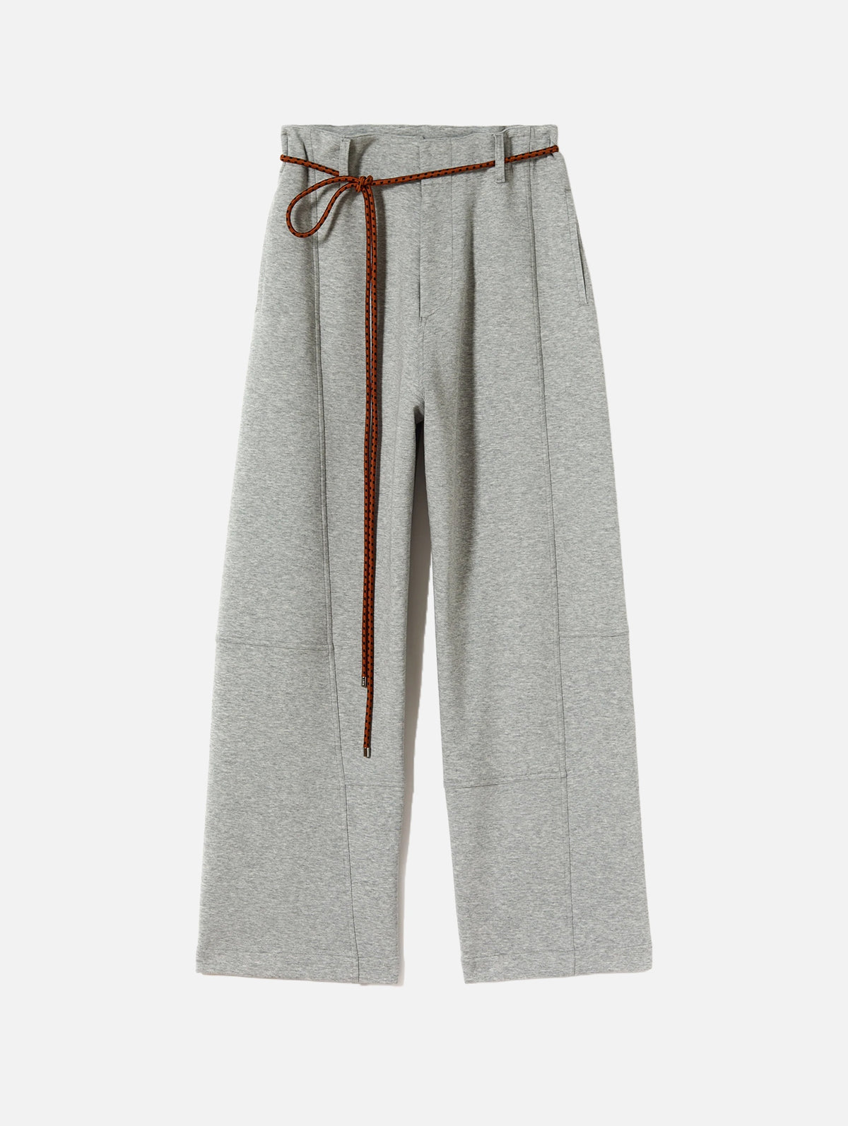 Wide Leg Pants in Granite Grey Melange