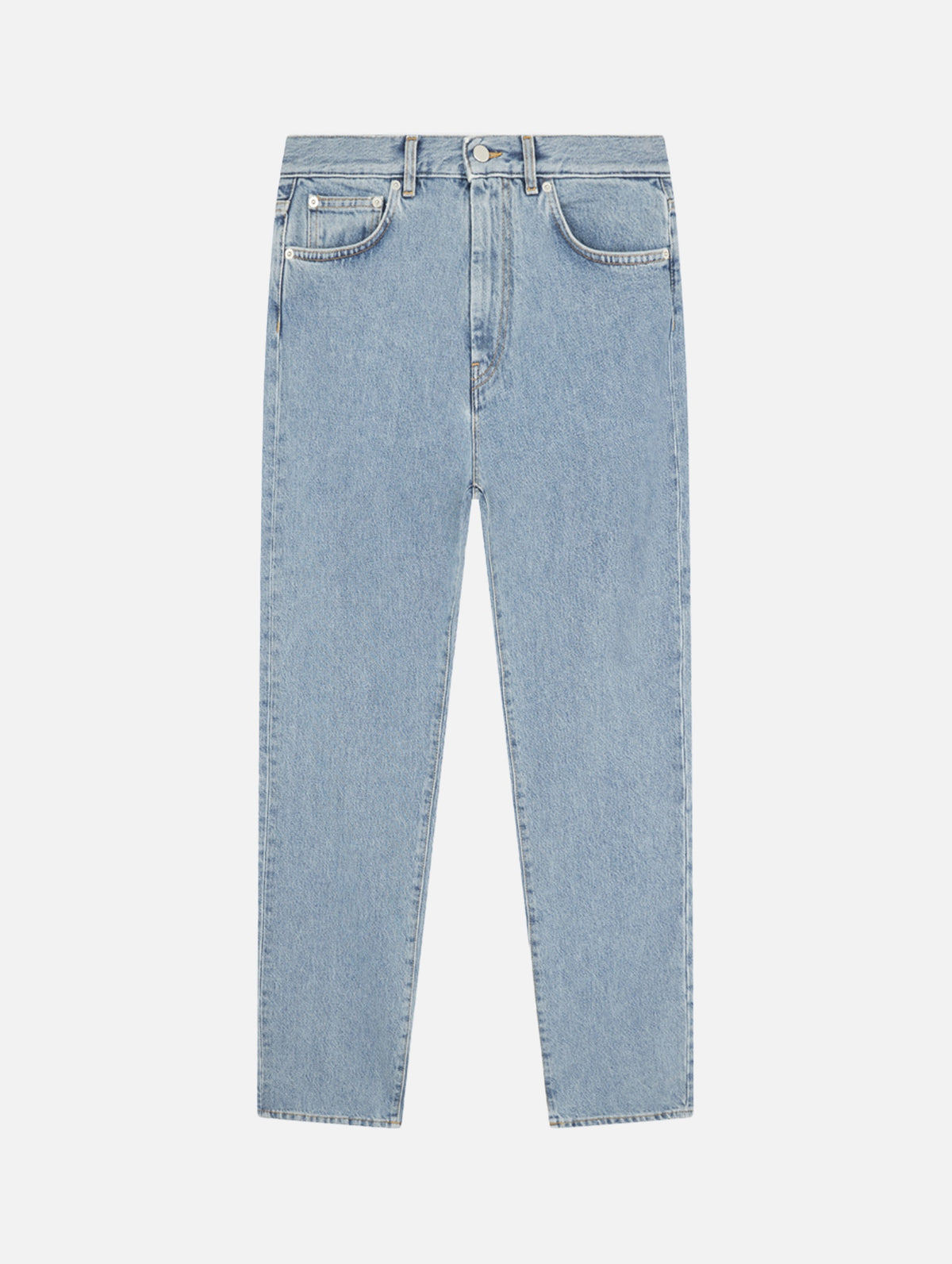 Wular Straight Denim Jeans in Light Blue