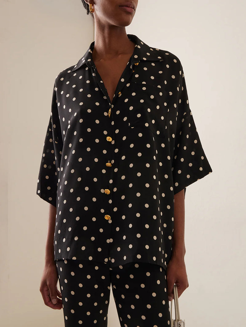 Zaoua Shirt in Polka Dots