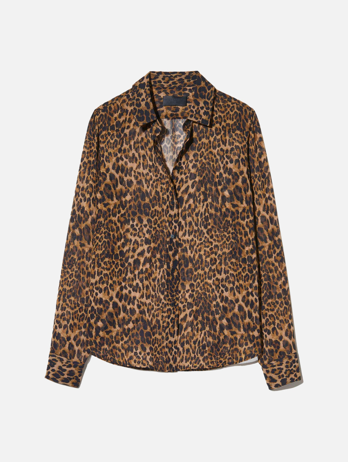 Gaia Slim Shirt in Vintage Leopard