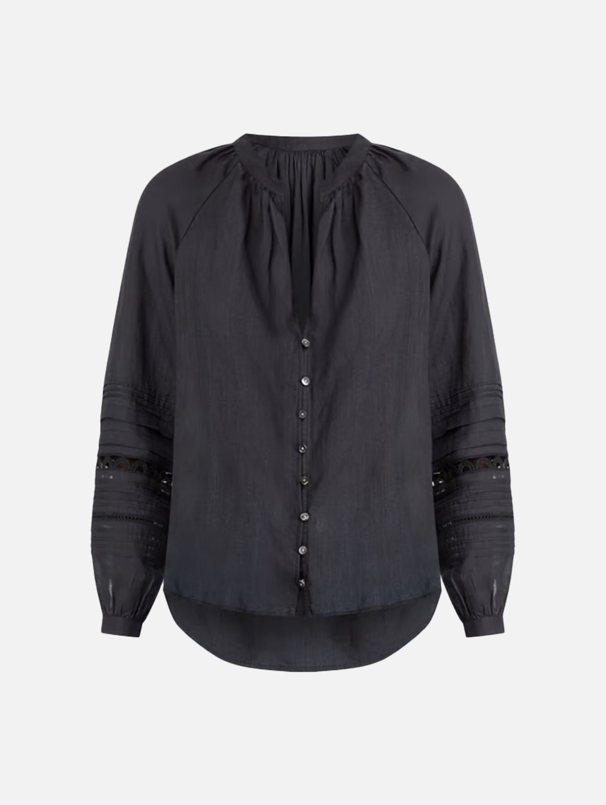 Ailani Ramie Top in Black