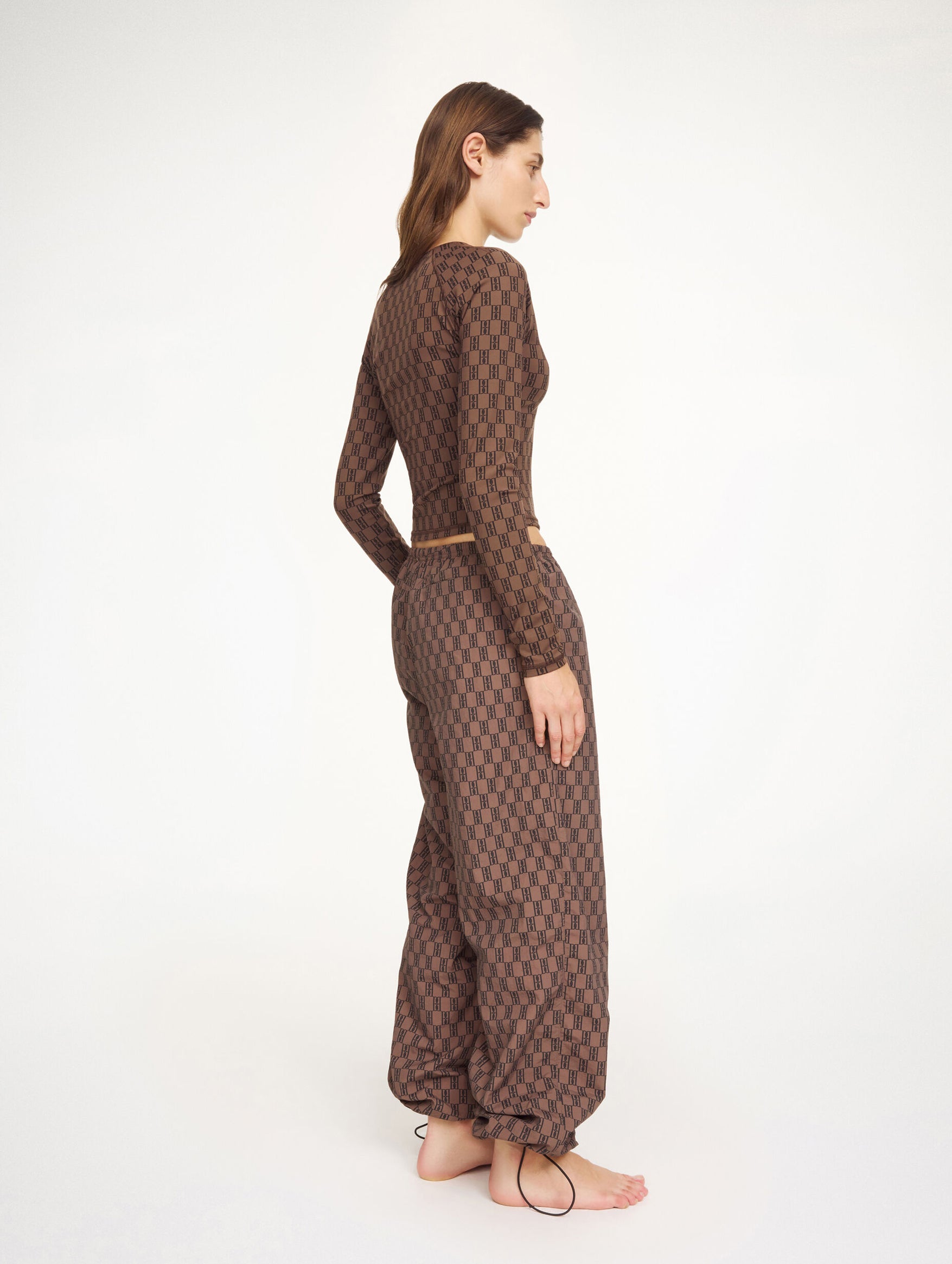 Alban Trousers in Dark Mahogany