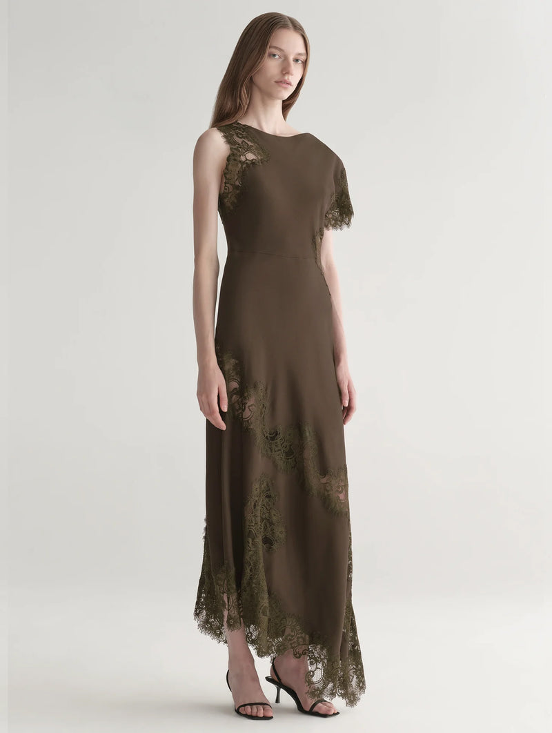 Alessia Dress in Military