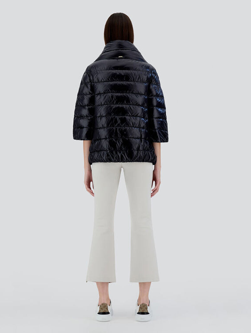 Aminta Ultralight Puffer Jacket in Black