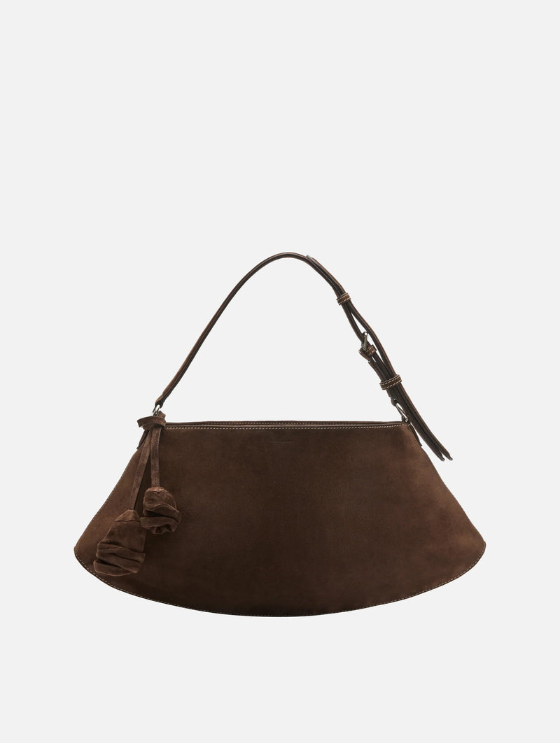 Maya Bag in Brown Suede