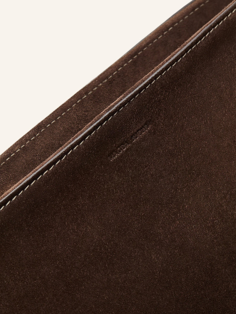Maya Bag in Brown Suede
