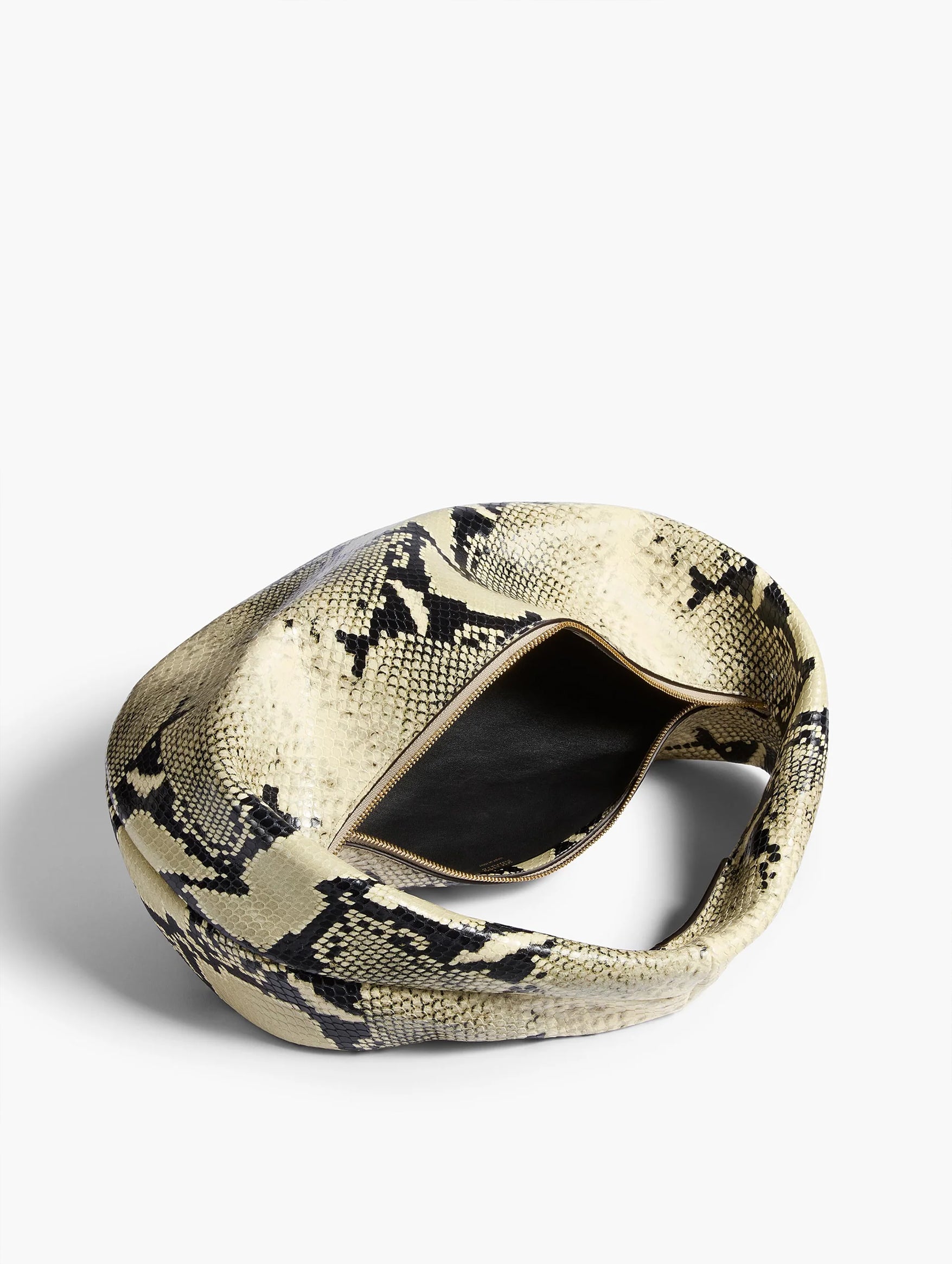 Olivia Hobo Medium in Natural Python