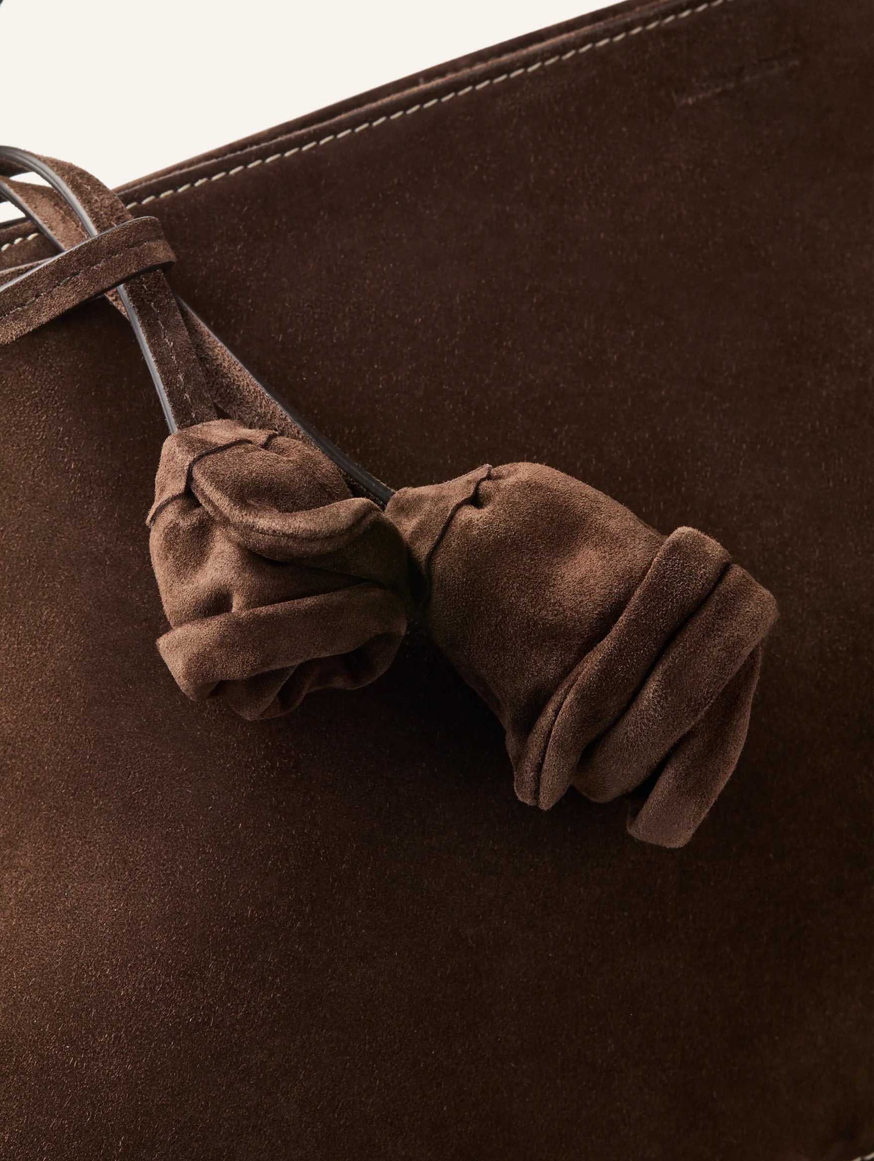 Maya Bag in Brown Suede