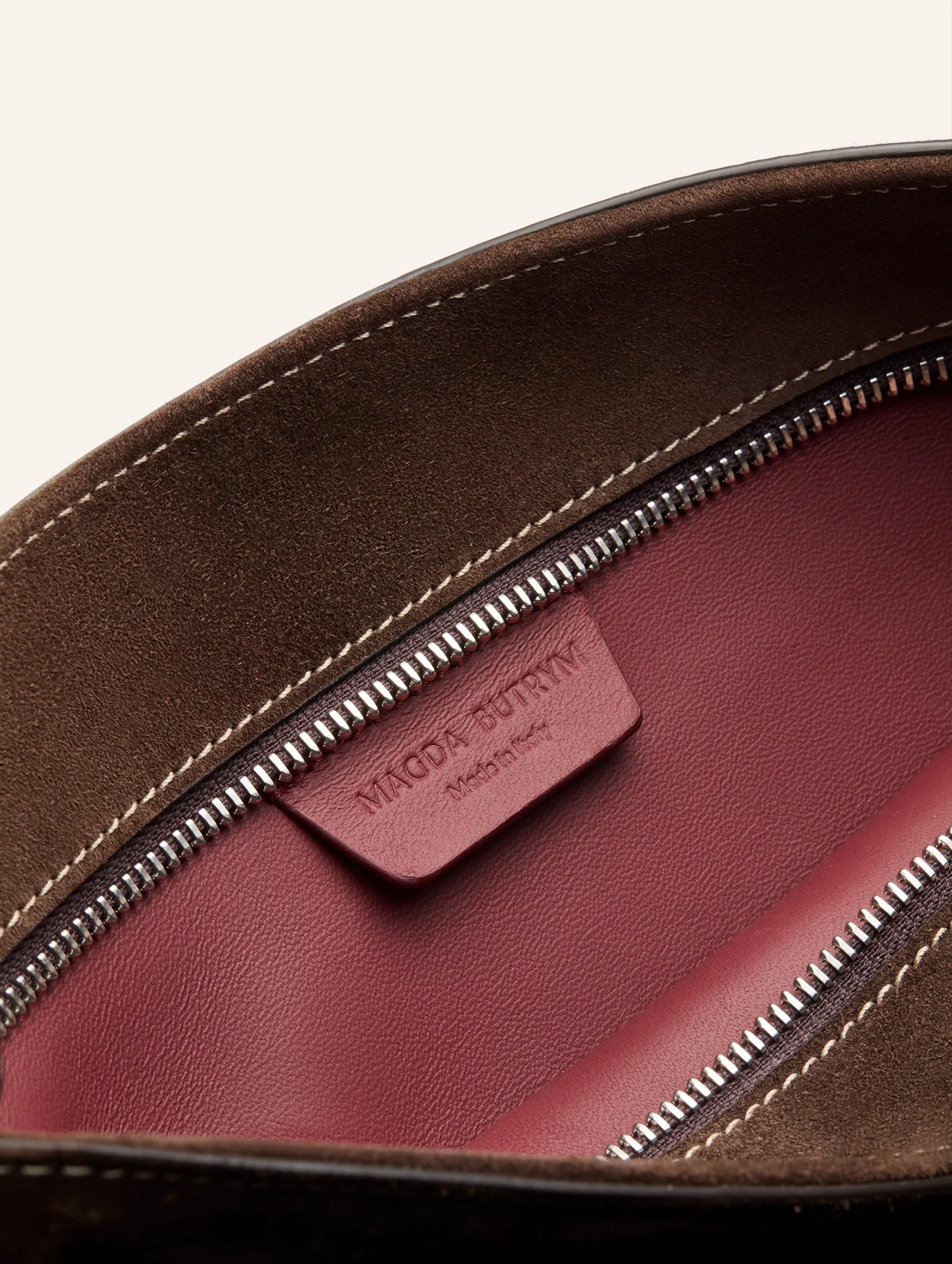 Maya Bag in Brown Suede
