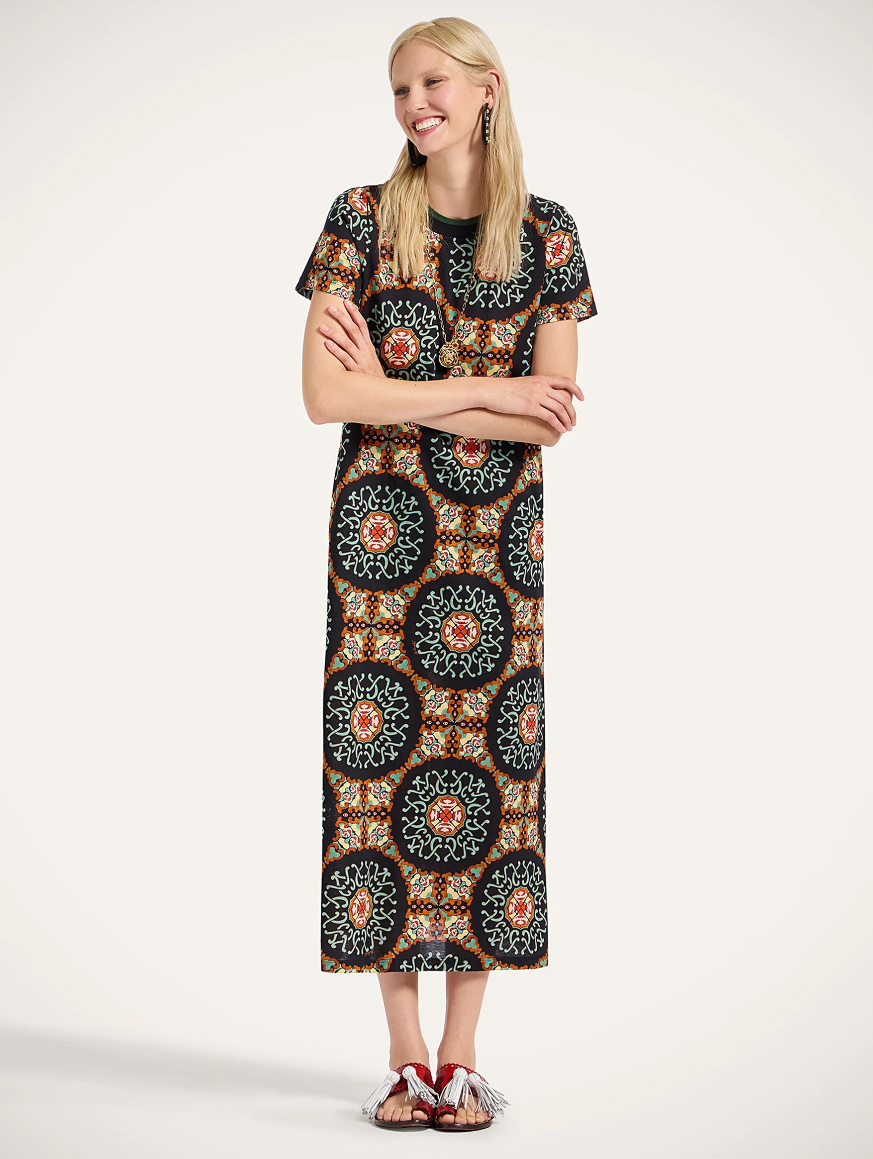Sporty Swing Dress in Ballata