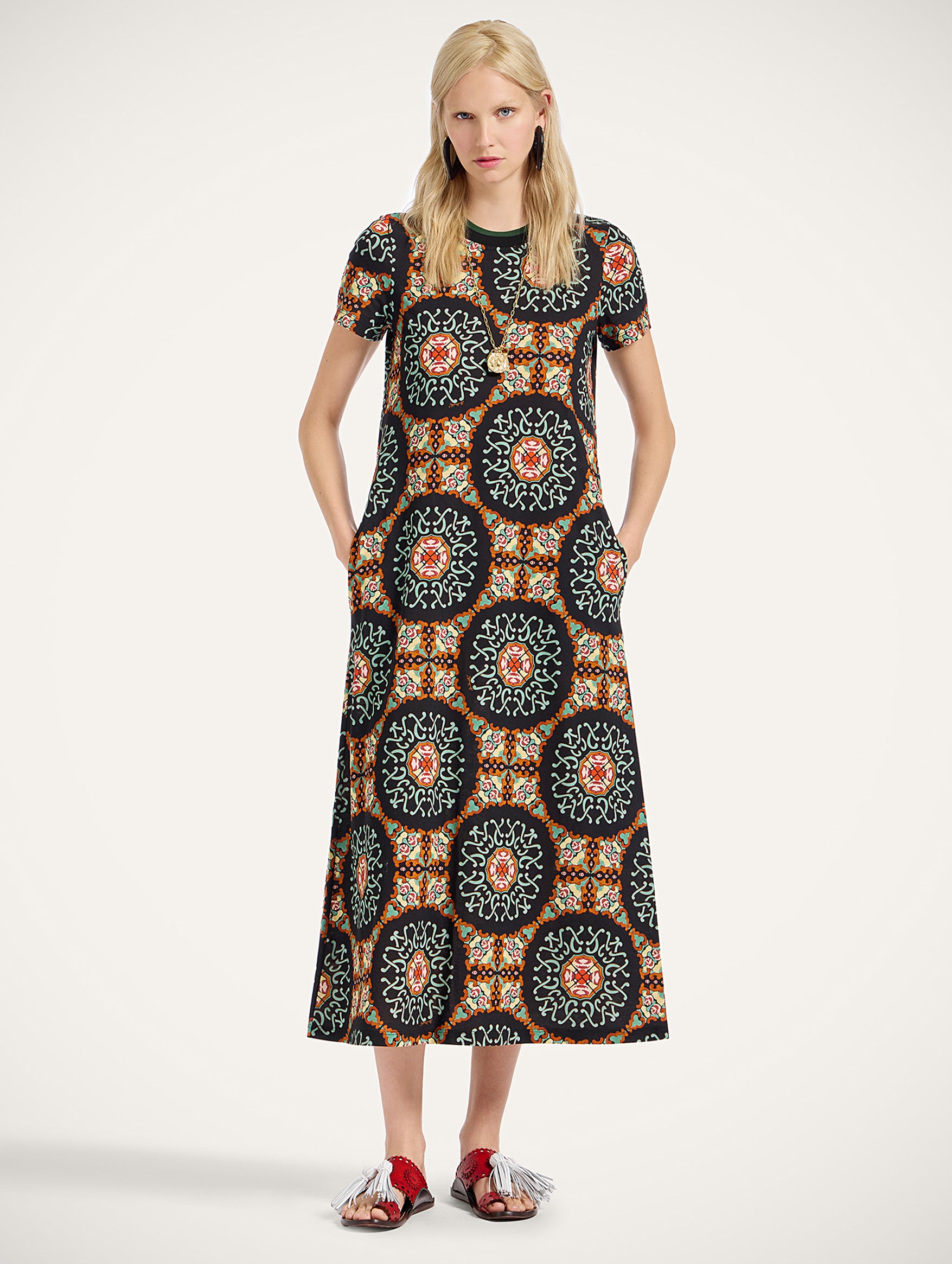 Sporty Swing Dress in Ballata