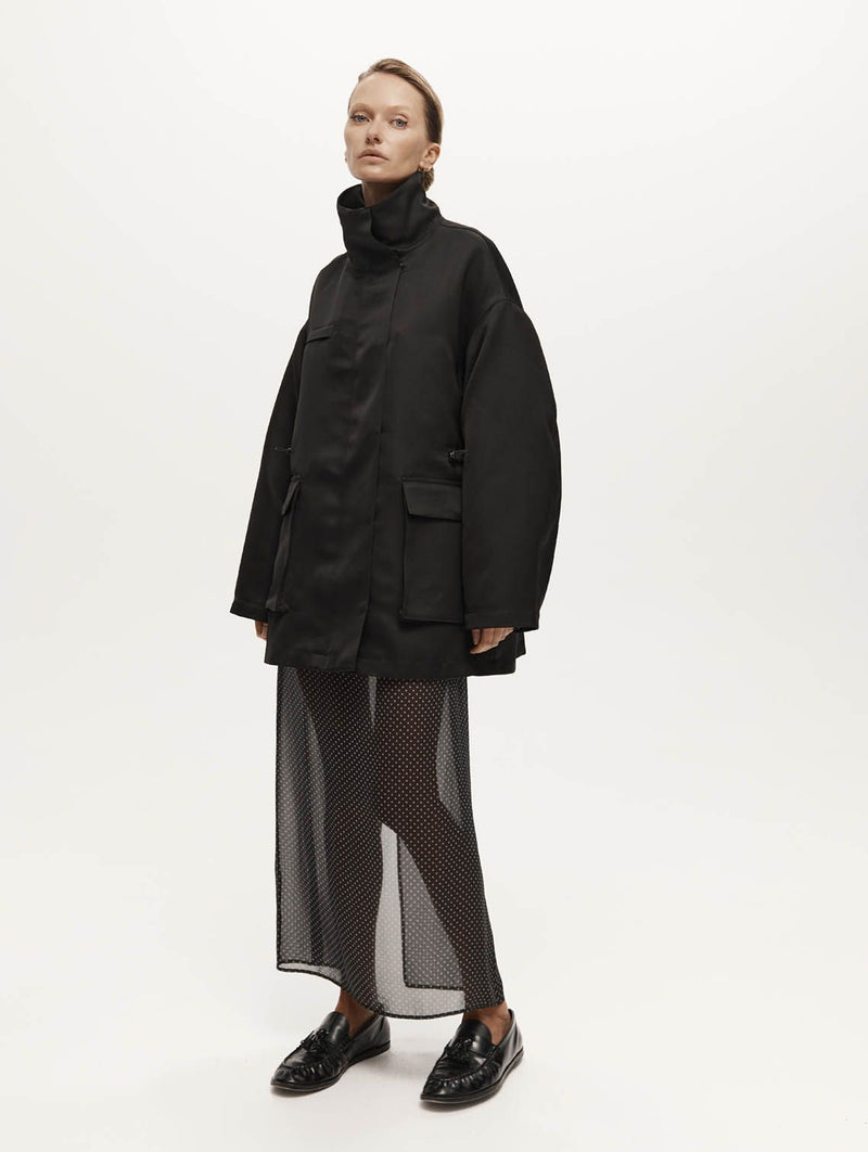 Balmoral Parka in Black
