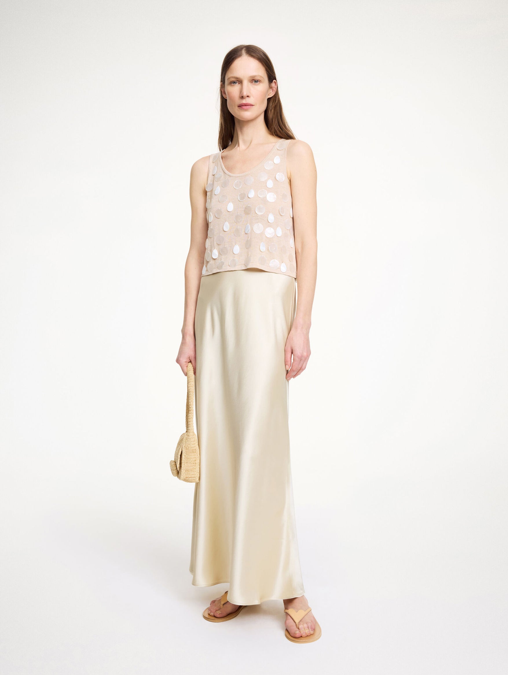 Barbara Skirt in Beige