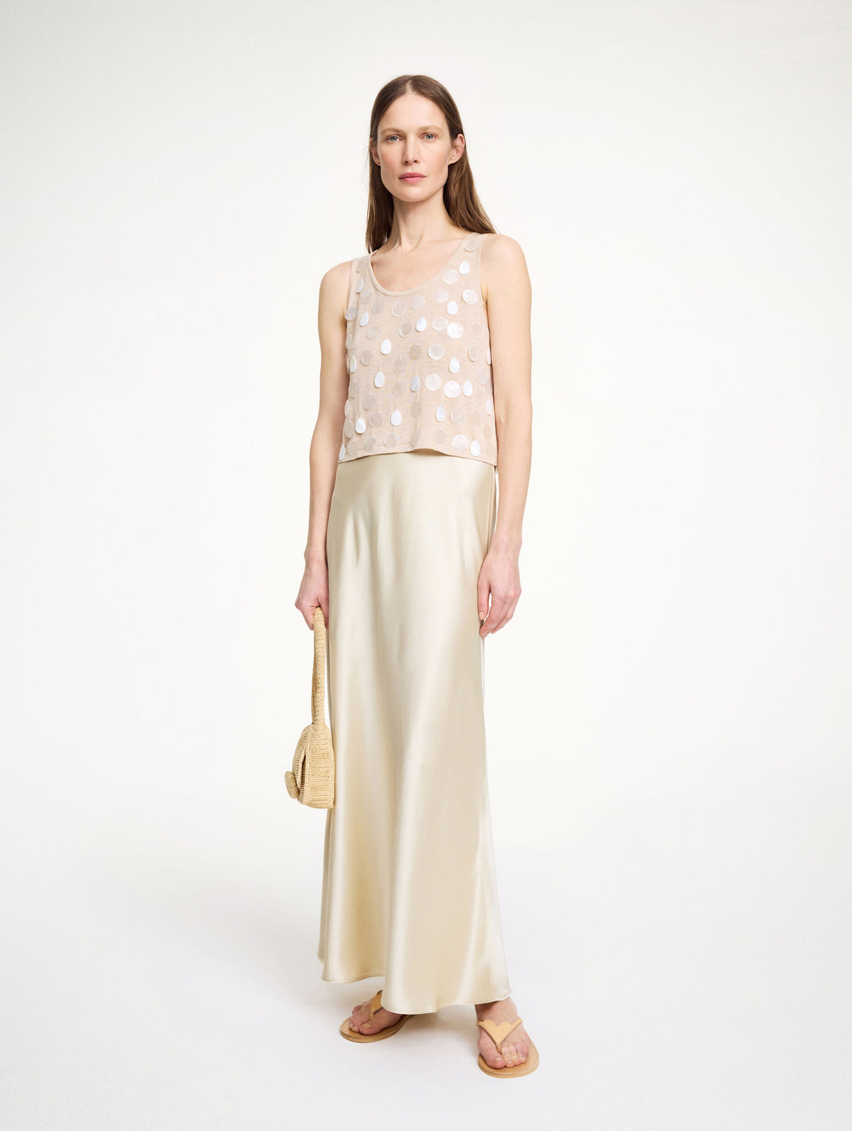 Barbara Skirt in Beige