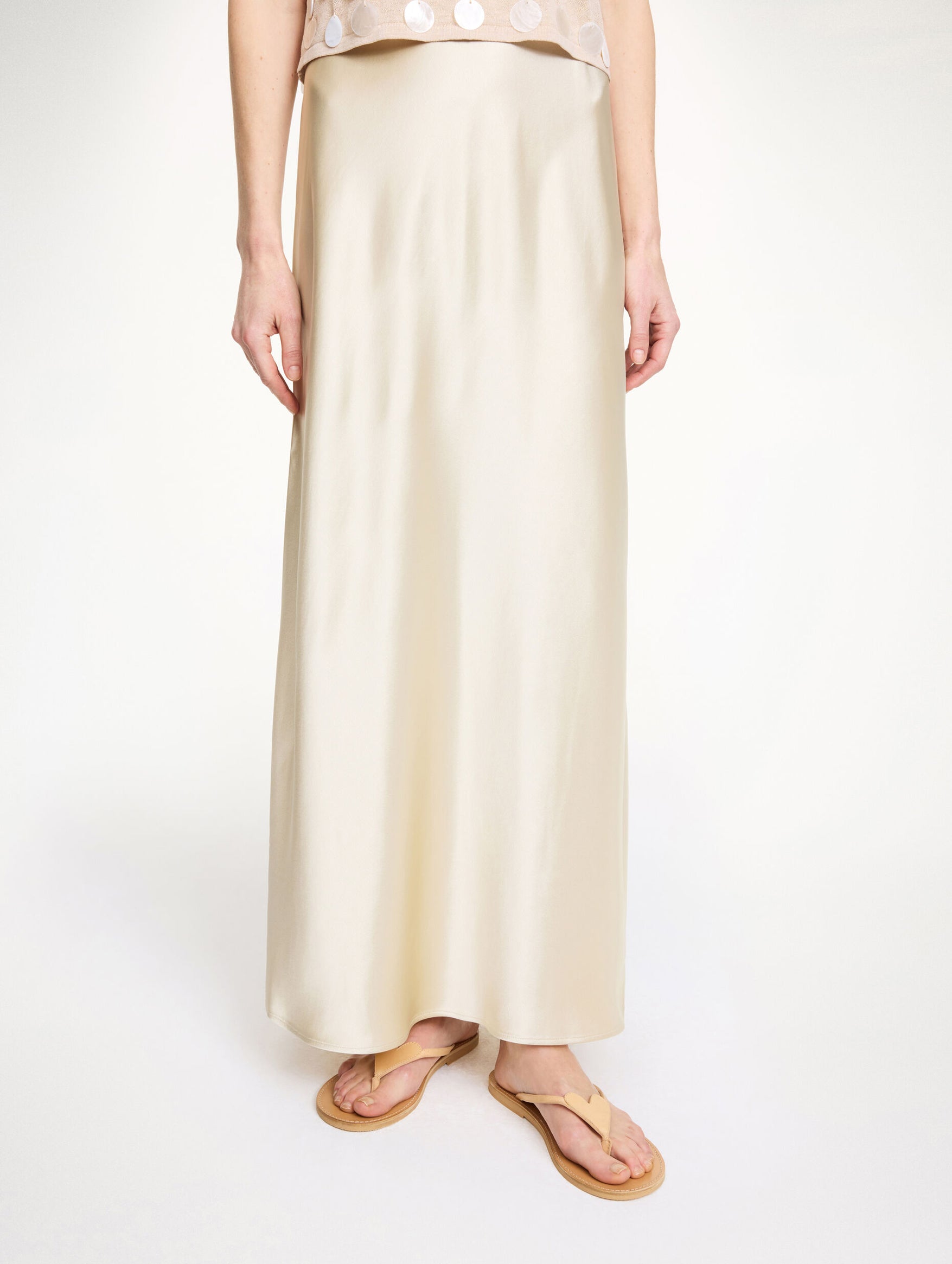 Barbara Skirt in Beige