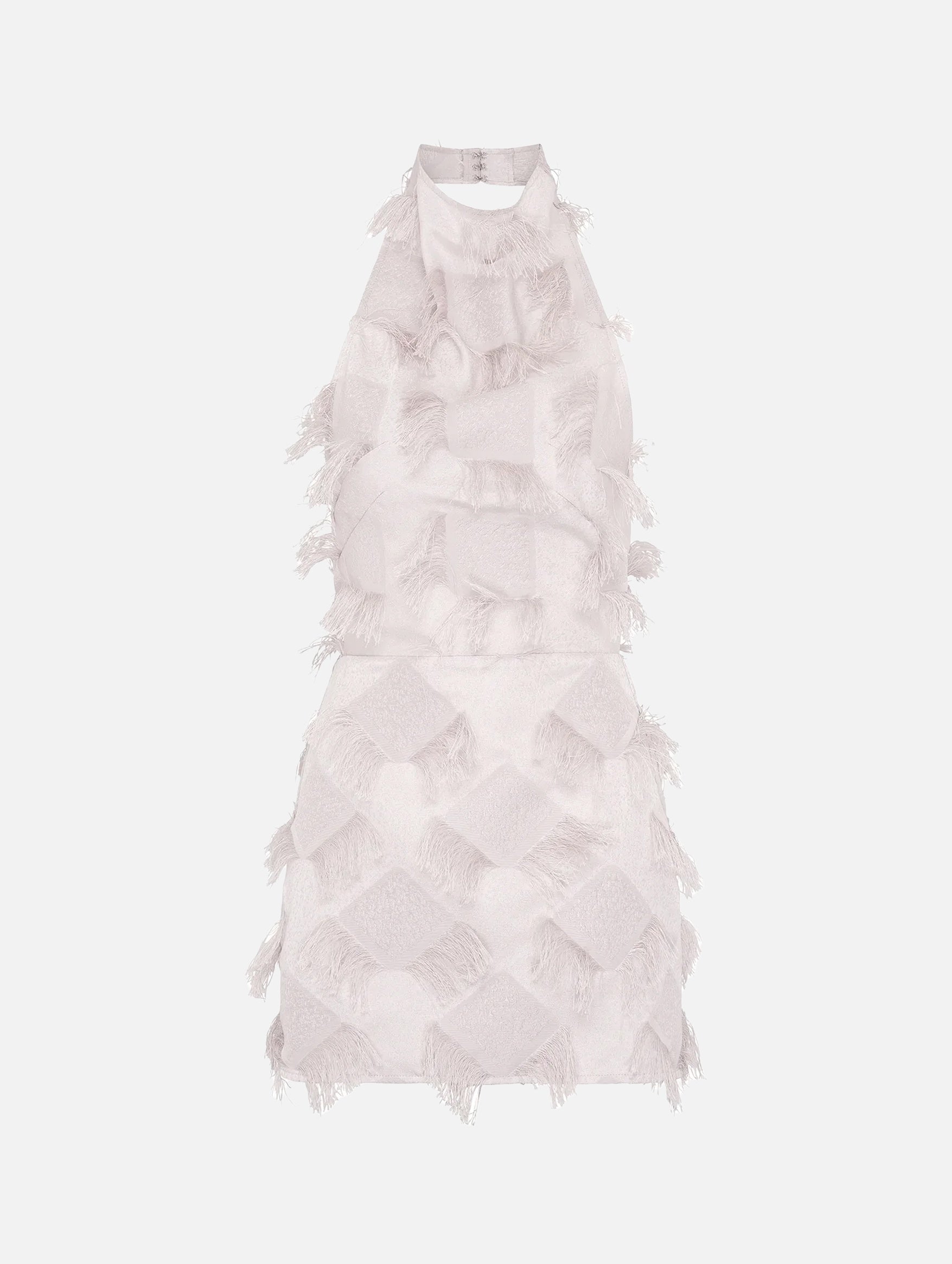 Back Wrap Min Dress in Blossom Ice