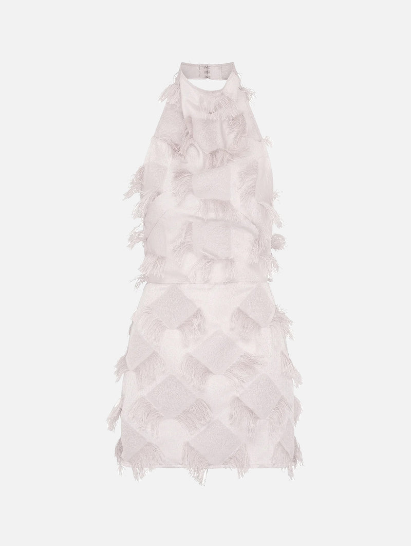 Back Wrap Min Dress in Blossom Ice