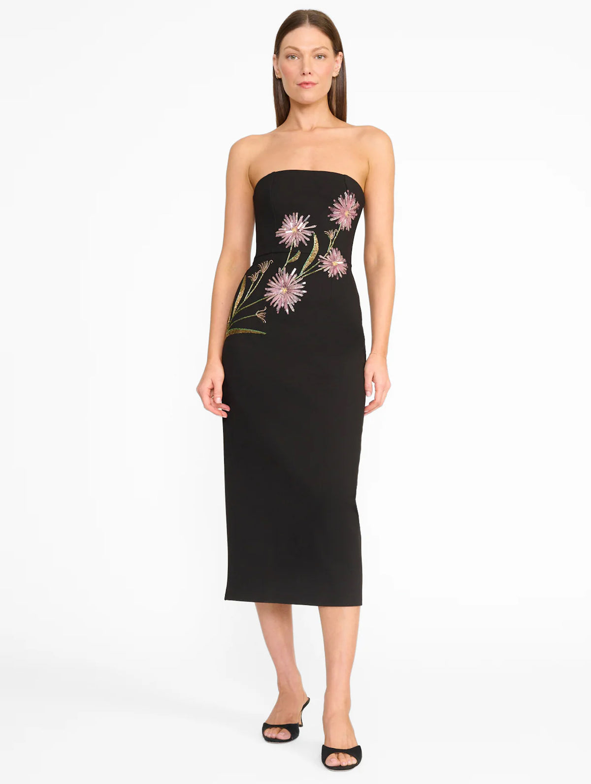 Brooke Dress in Dahlia Daydream Black
