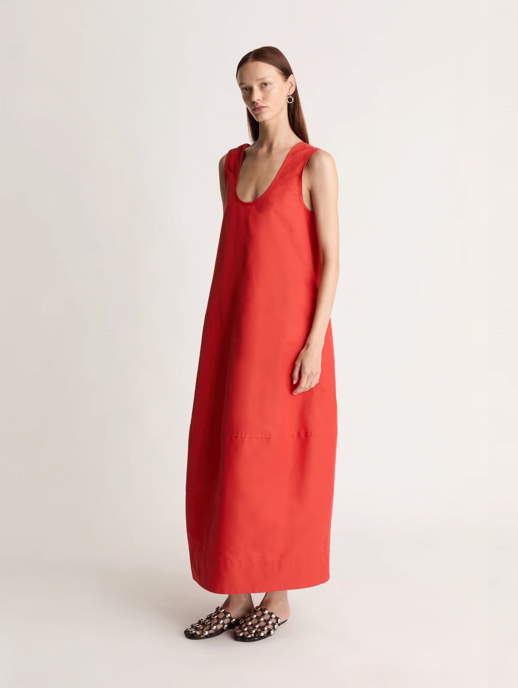 Carmen Dress in Cherry
