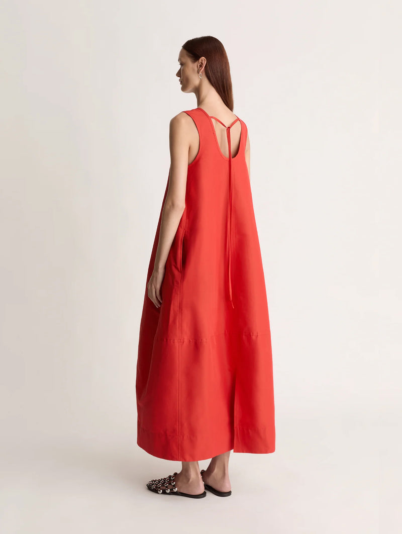 Carmen Dress in Cherry