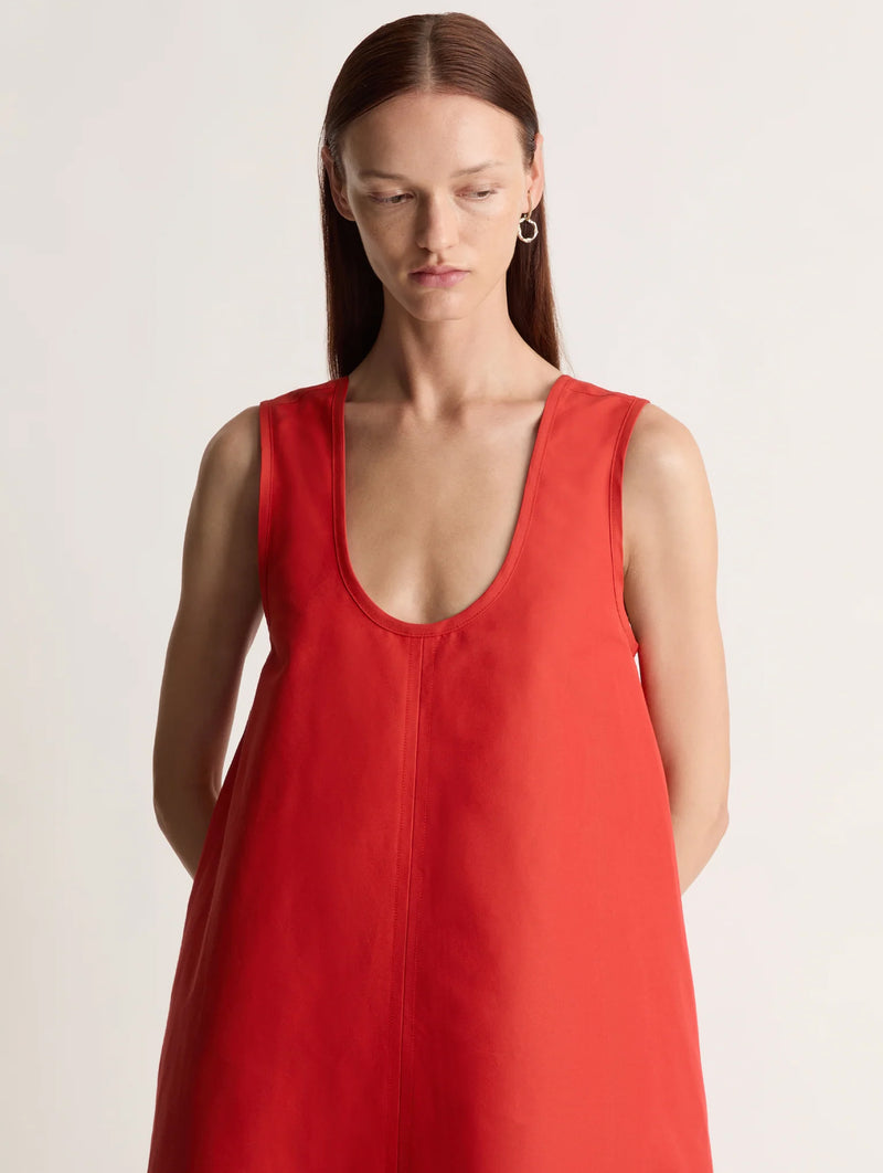 Carmen Dress in Cherry