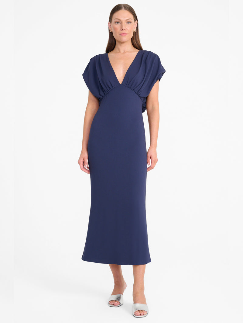 Char Dress in Navy