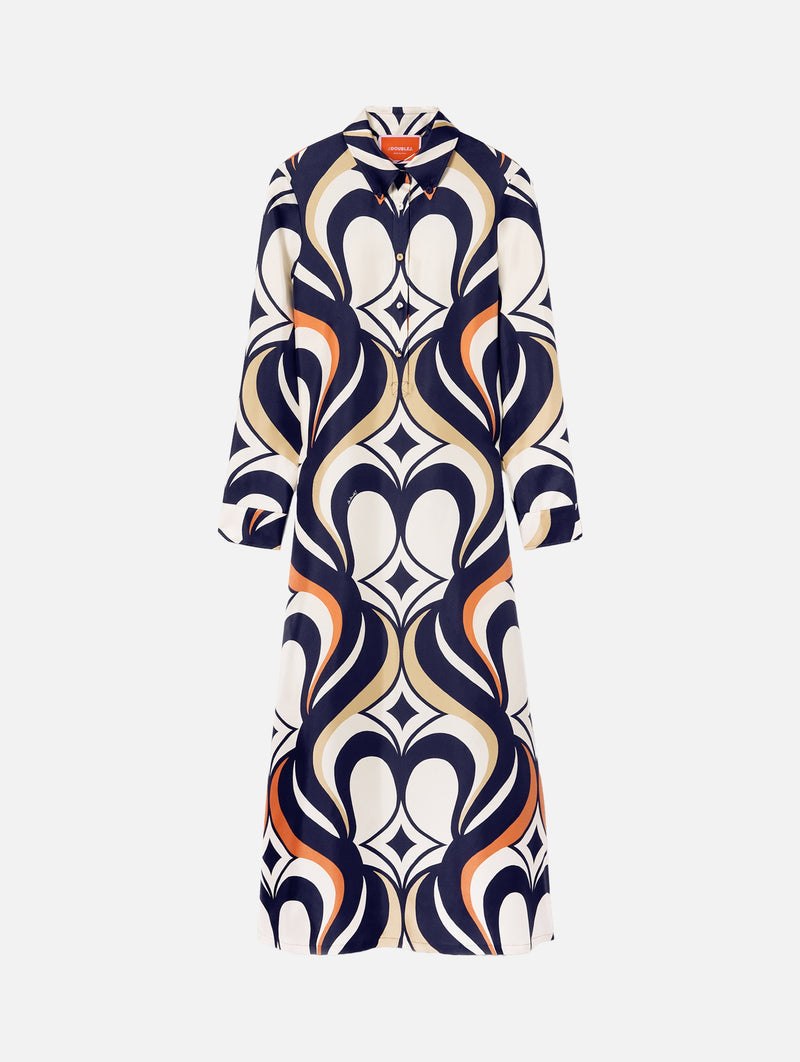Chemise Swing Dress in Jive Macro