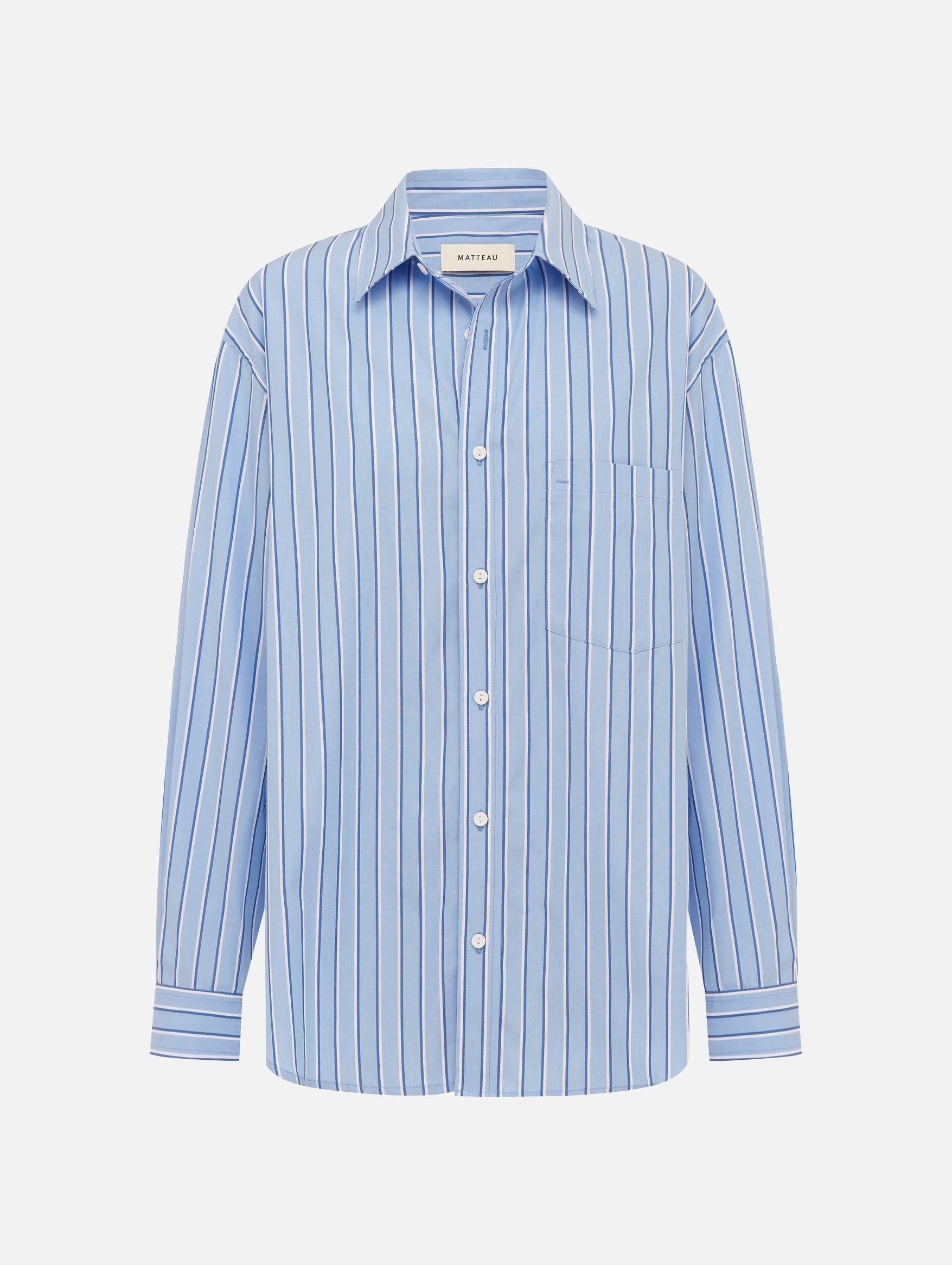 Classic Stripe Shirt in Capri Stripe