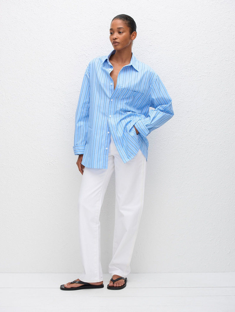 Classic Stripe Shirt in Capri Stripe