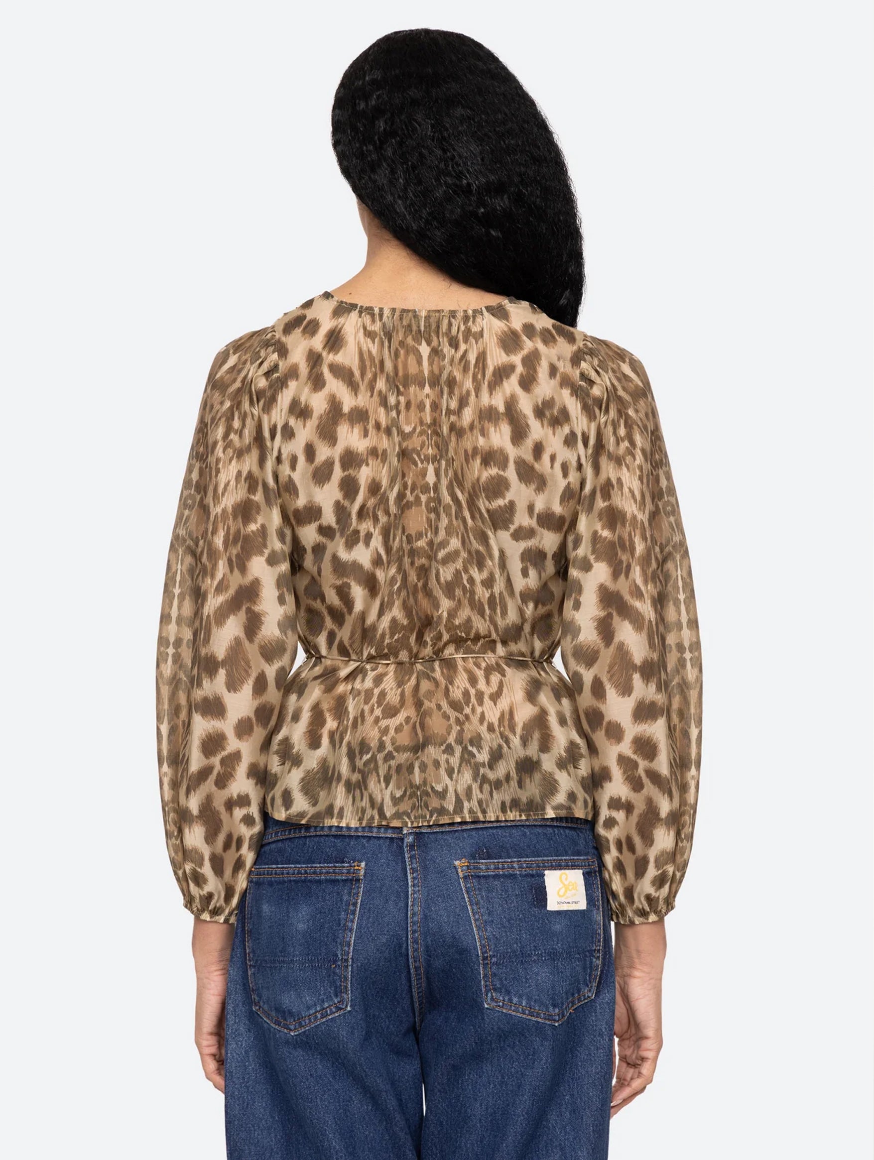 Claude Long Sleeve Top in Cream