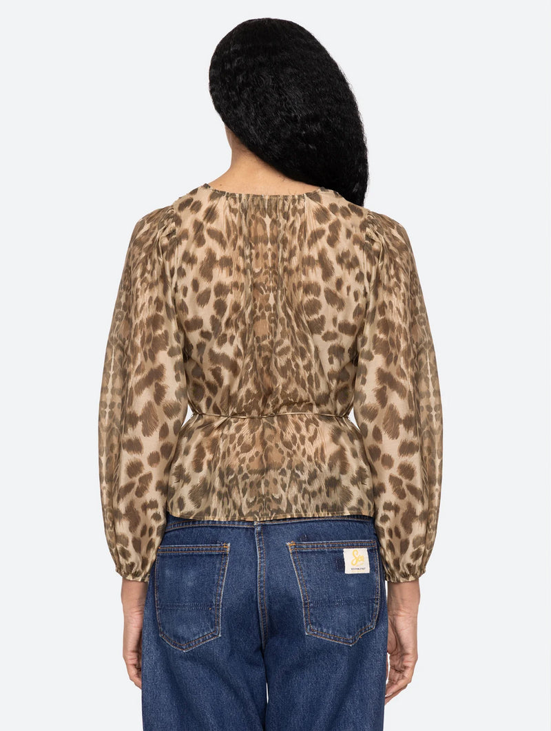 Claude Long Sleeve Top in Cream