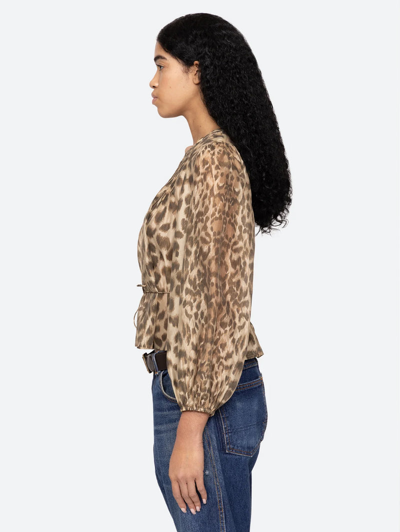 Claude Long Sleeve Top in Cream