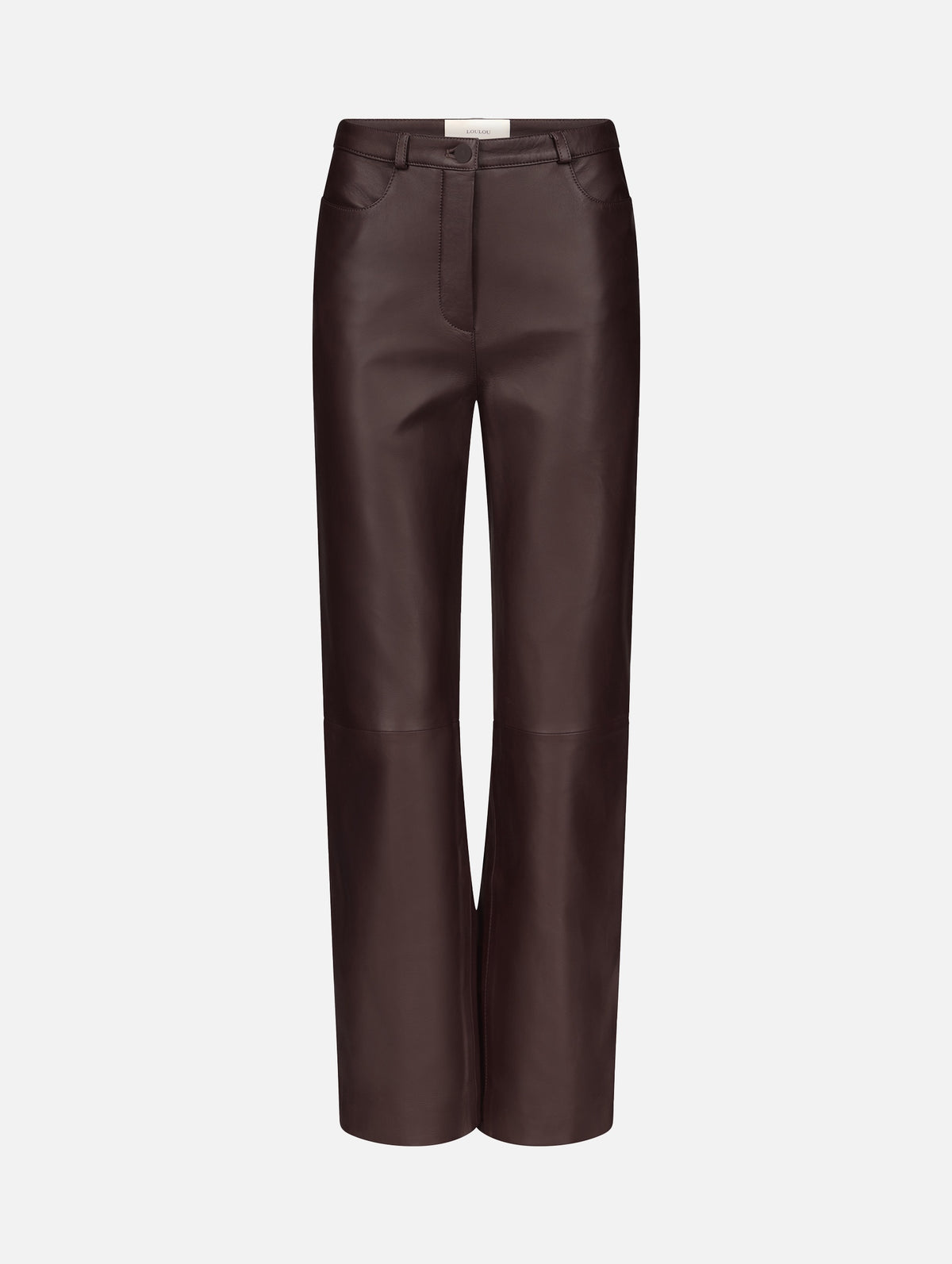 Cobe Leather Trousers in Brown