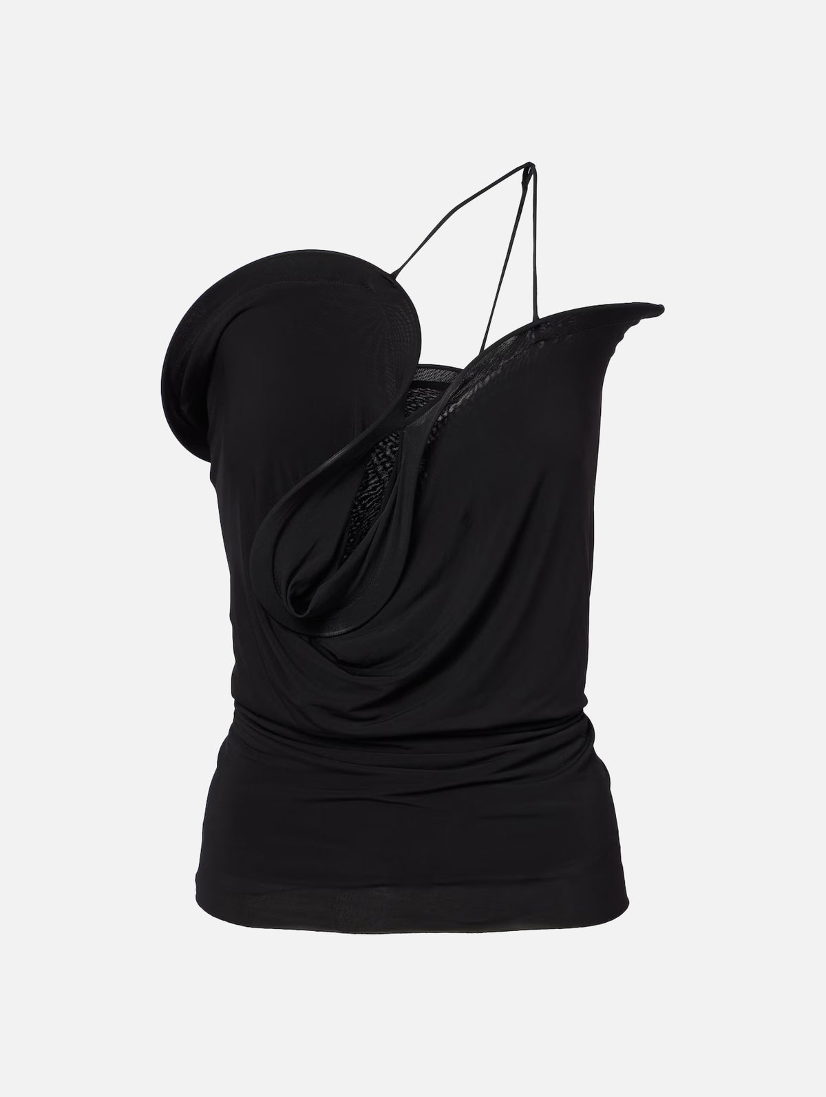 Wave Coil Top in Black