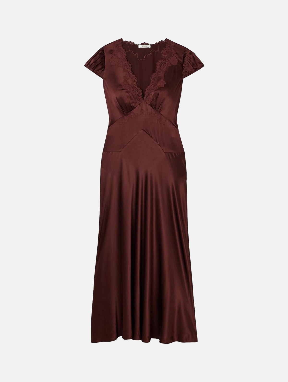 Coraline Dress in Cafe Brun