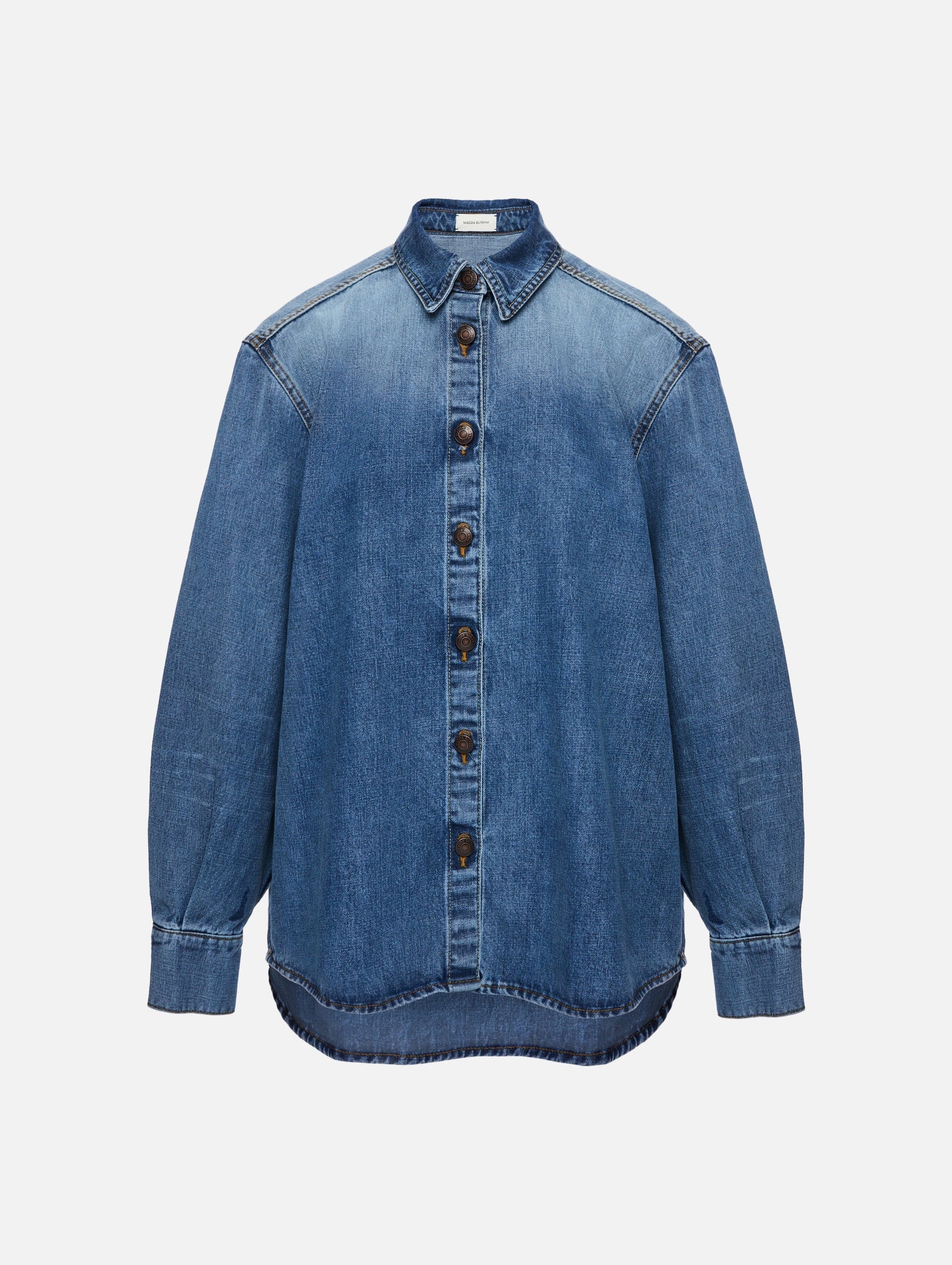Denim Shirt in Dark Blue