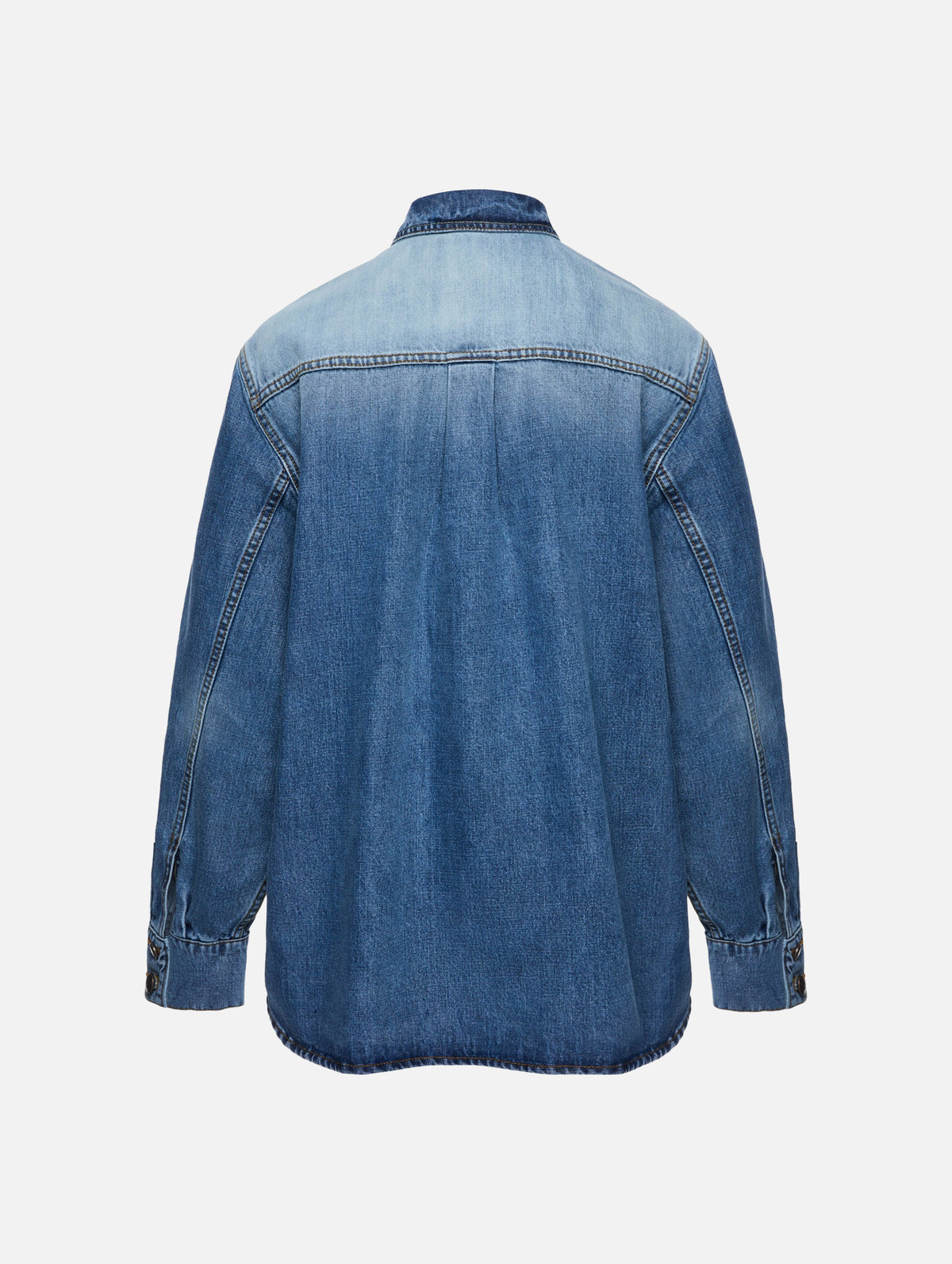 Denim Shirt in Dark Blue